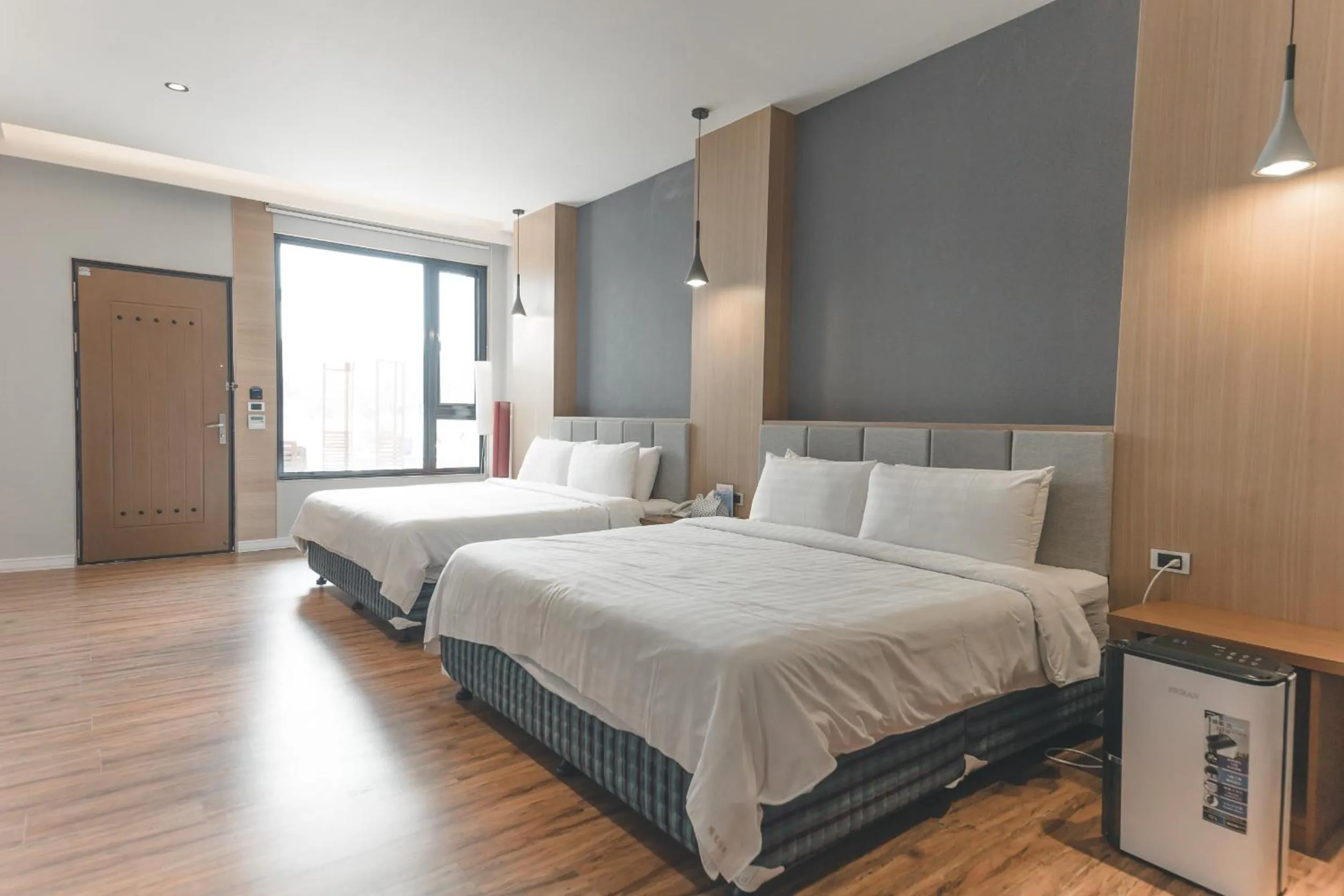 Bed in Sunshine Palm B&B