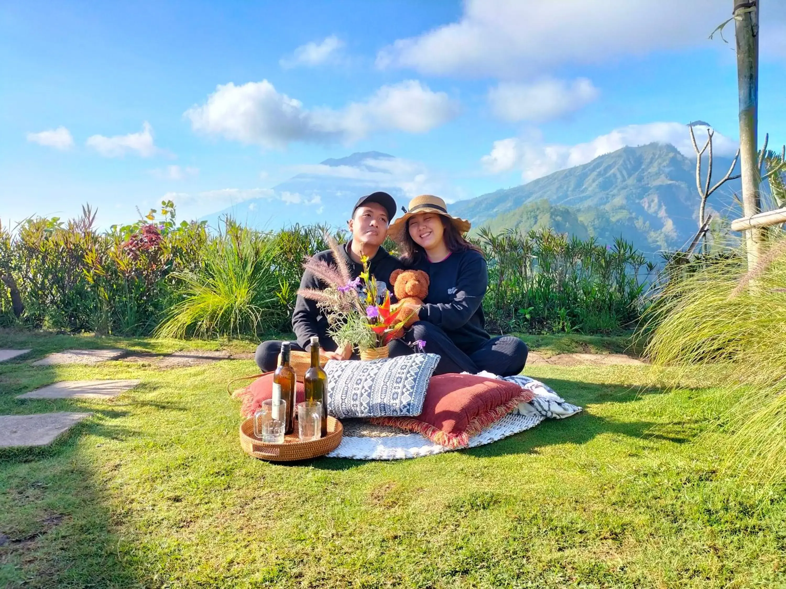 Garden view in Bali Sunrise Camp & Glamping Garden view in Bali Sunrise Camp & Glamping