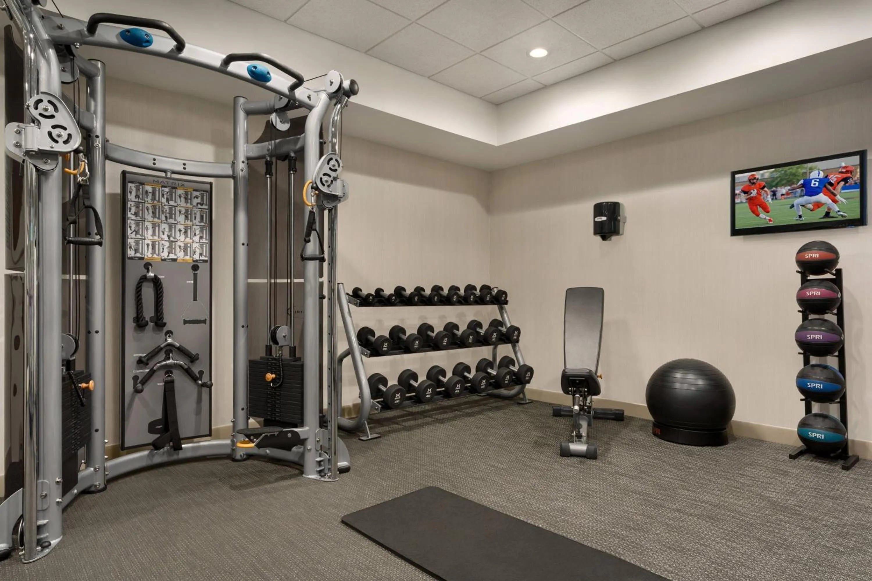 Fitness centre/facilities in Courtyard Greenville