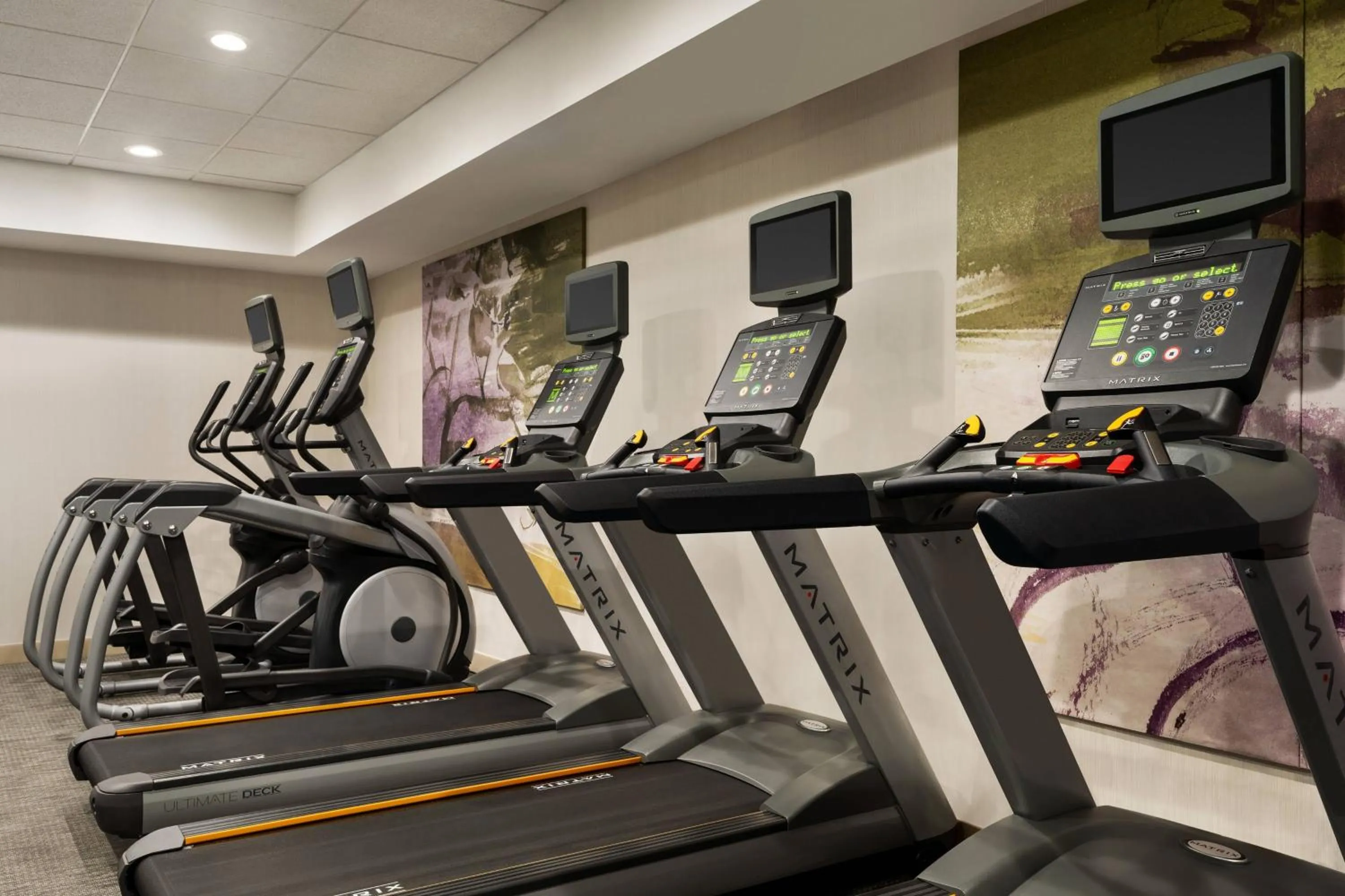 Fitness centre/facilities in Courtyard Greenville