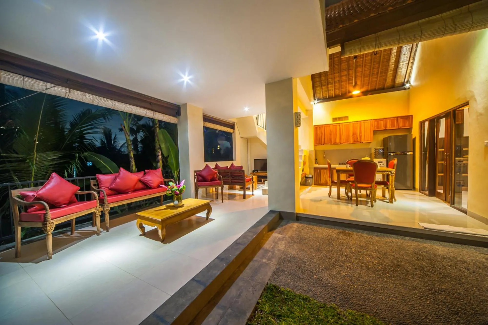 Living room in Villa Two Islands