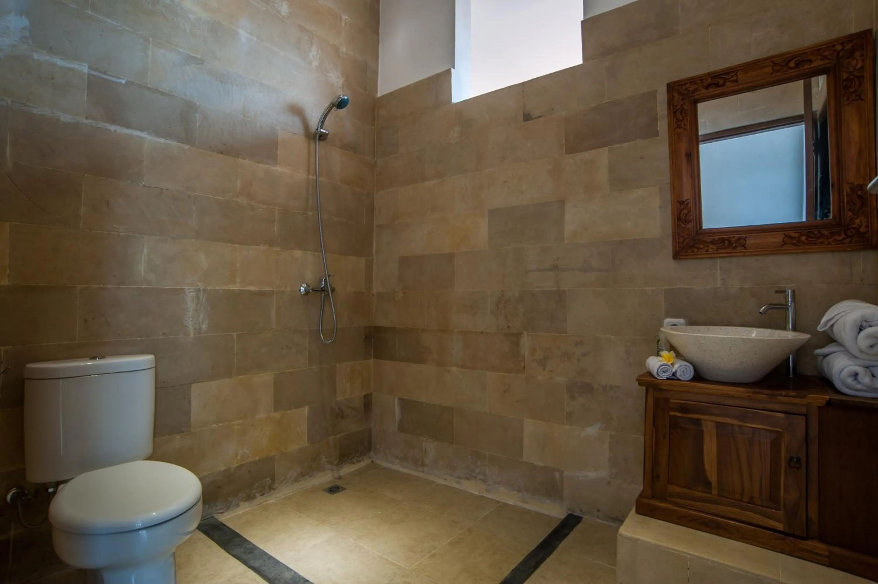 Shower in Villa Two Islands
