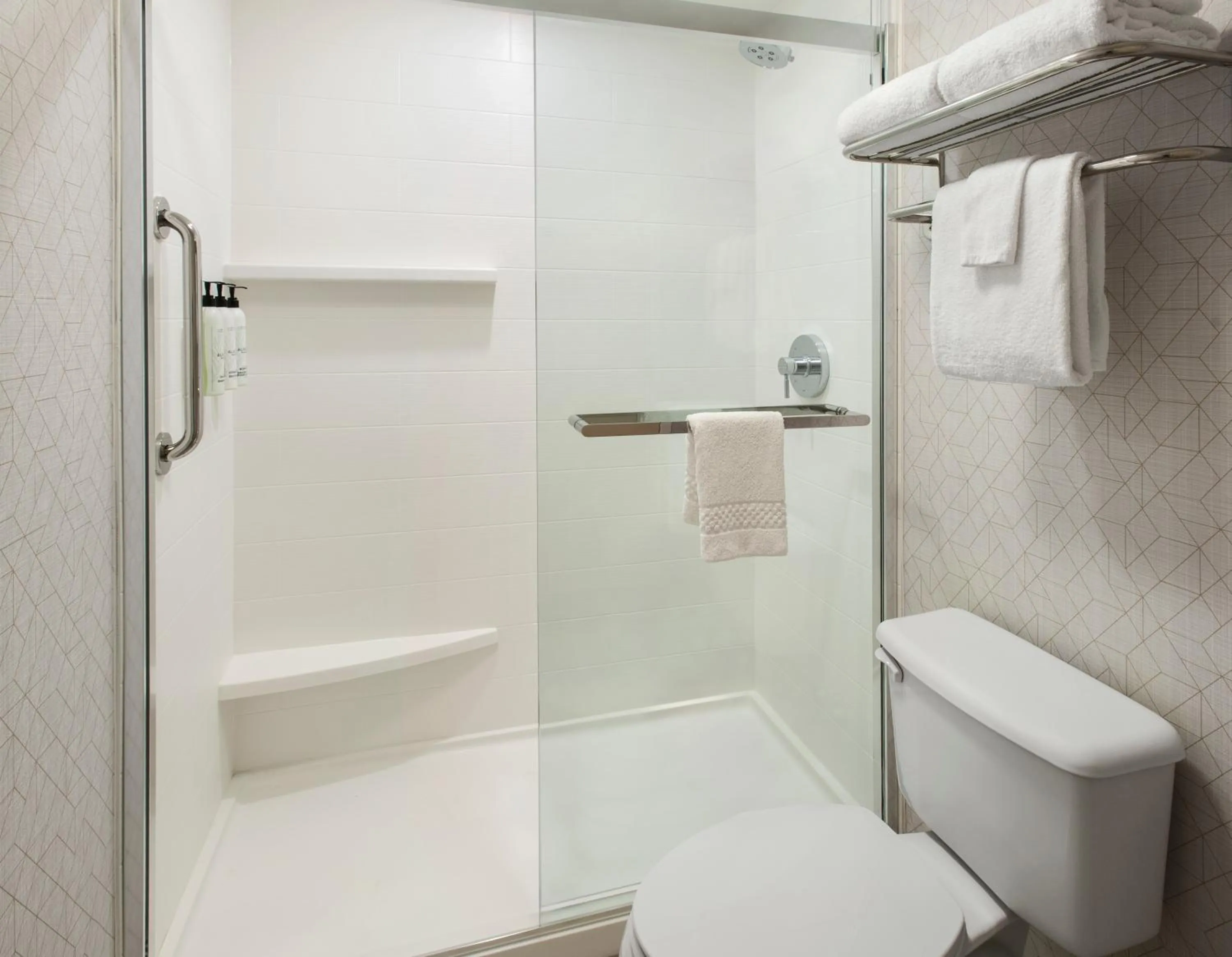 Shower in SpringHill Suites Pittsburgh Mills