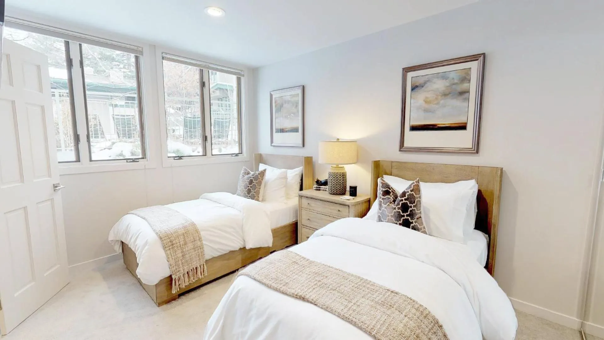 Bedroom, Bed in Tamarack Townhomes - CoralTree Residence Collection