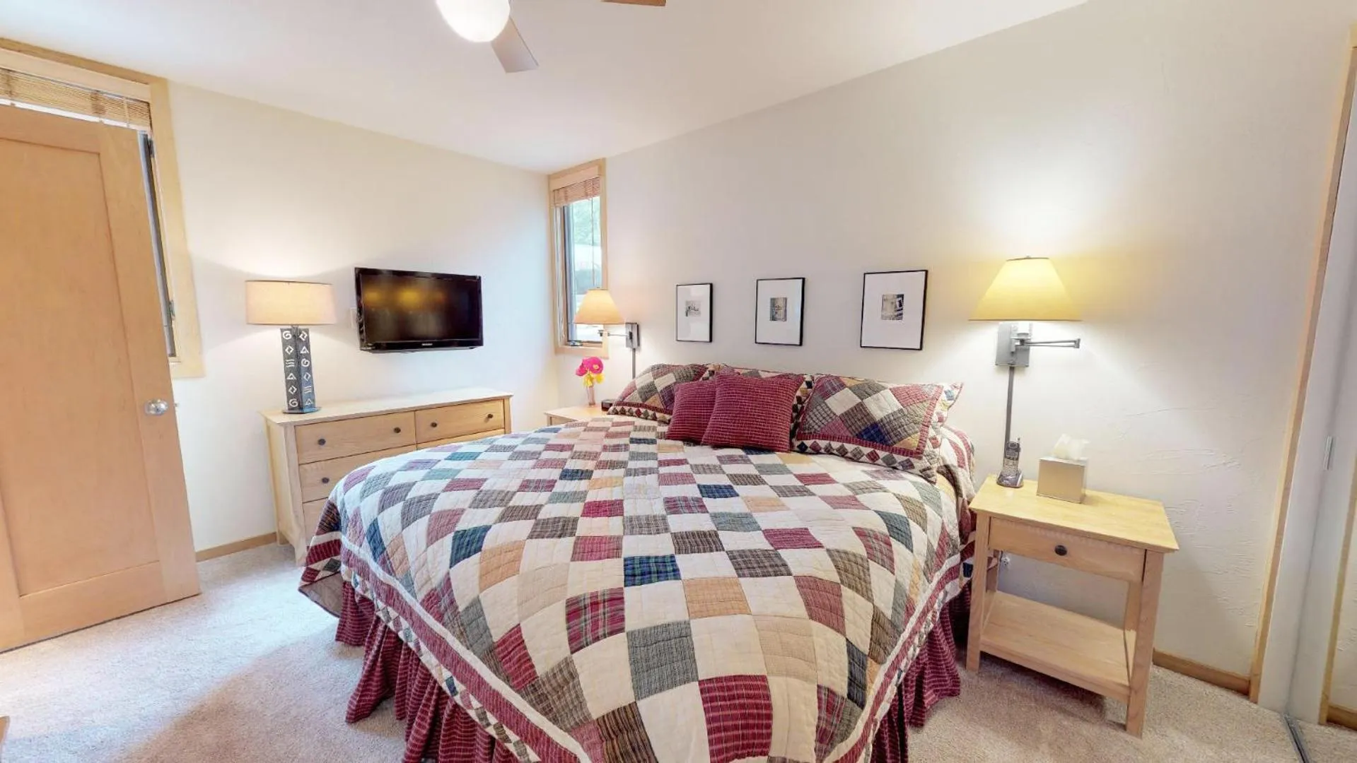 Bedroom, Bed in Tamarack Townhomes - CoralTree Residence Collection