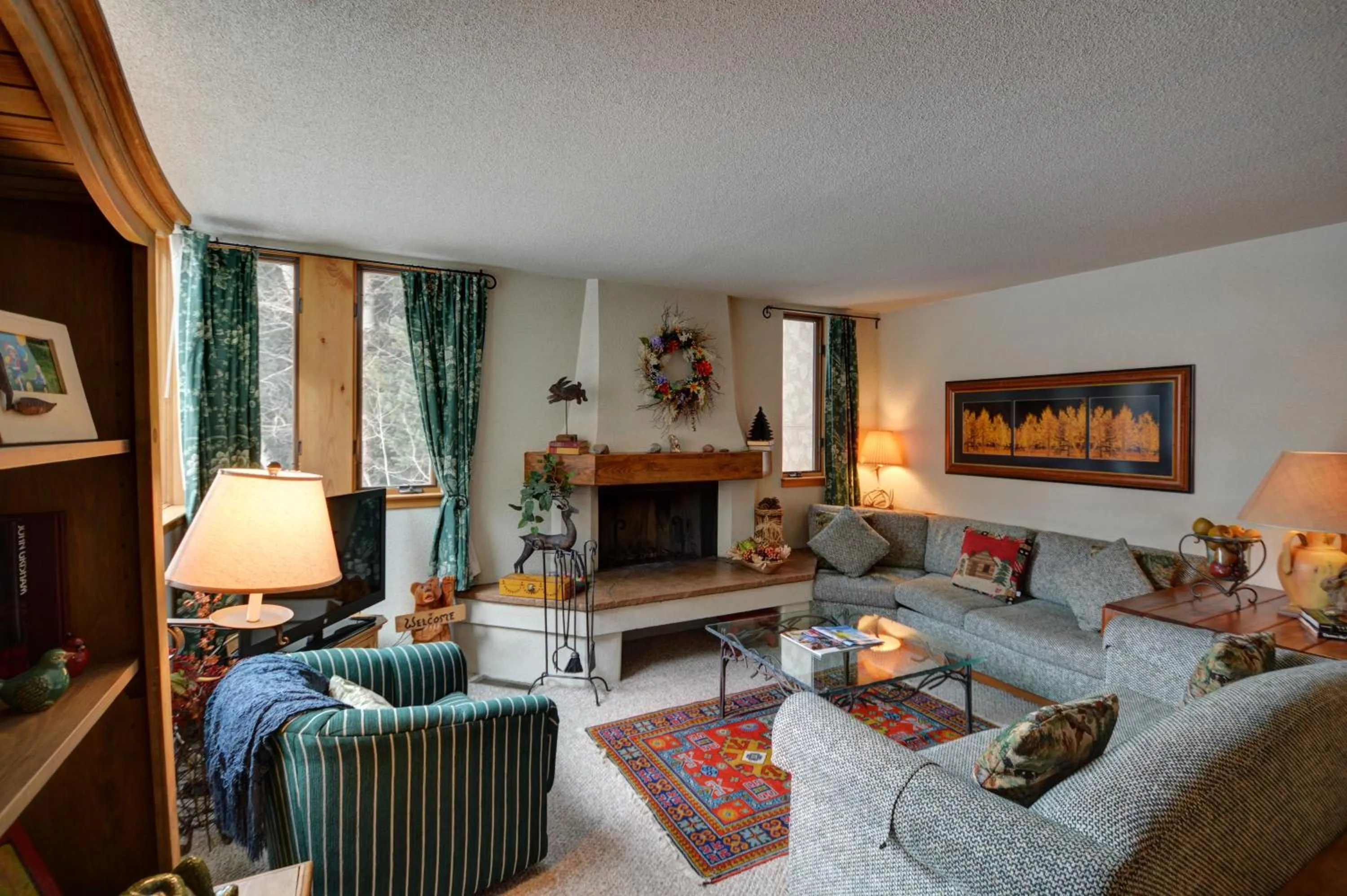 Living room in Tamarack Townhomes - CoralTree Residence Collection