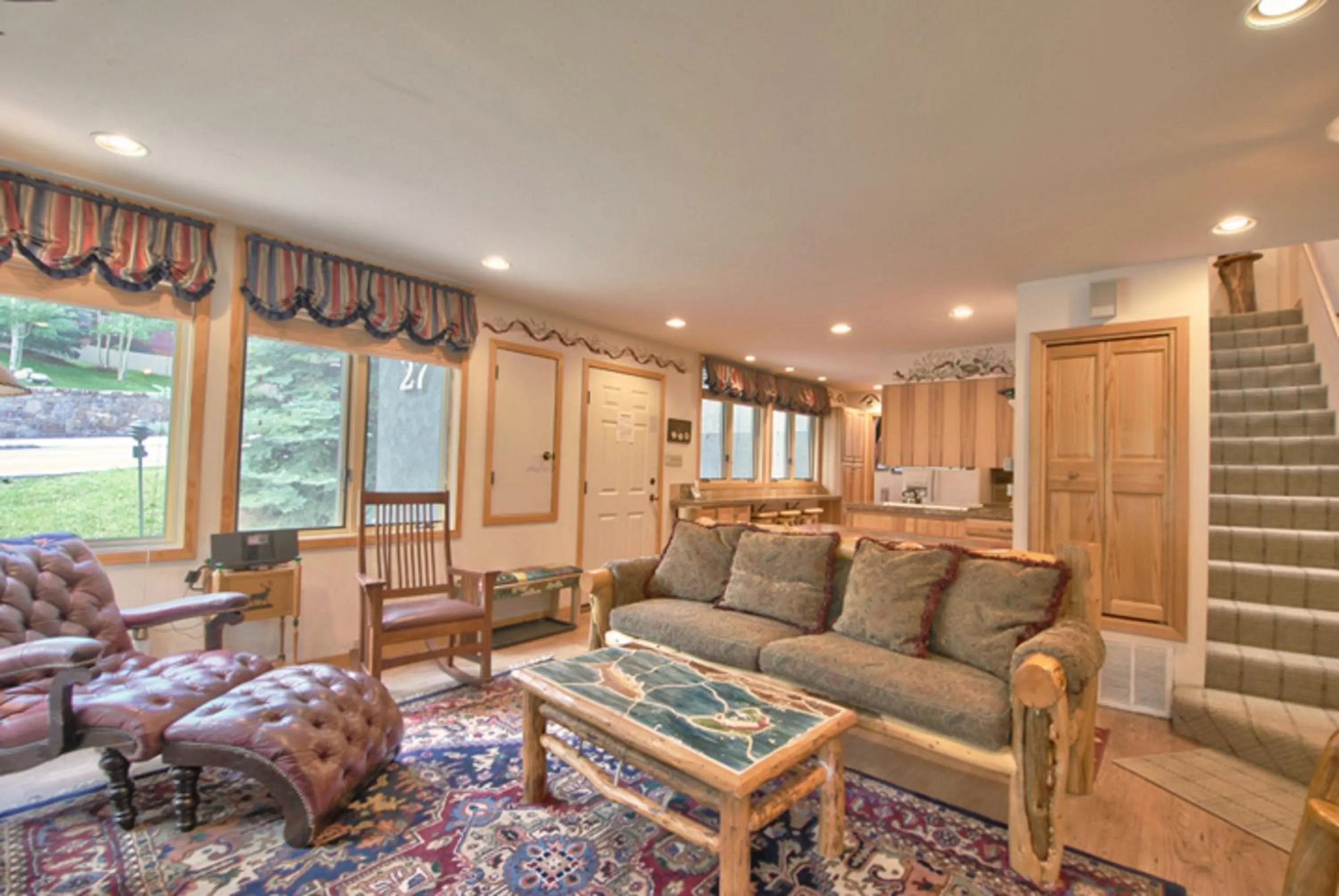 Living room in Tamarack Townhomes - CoralTree Residence Collection
