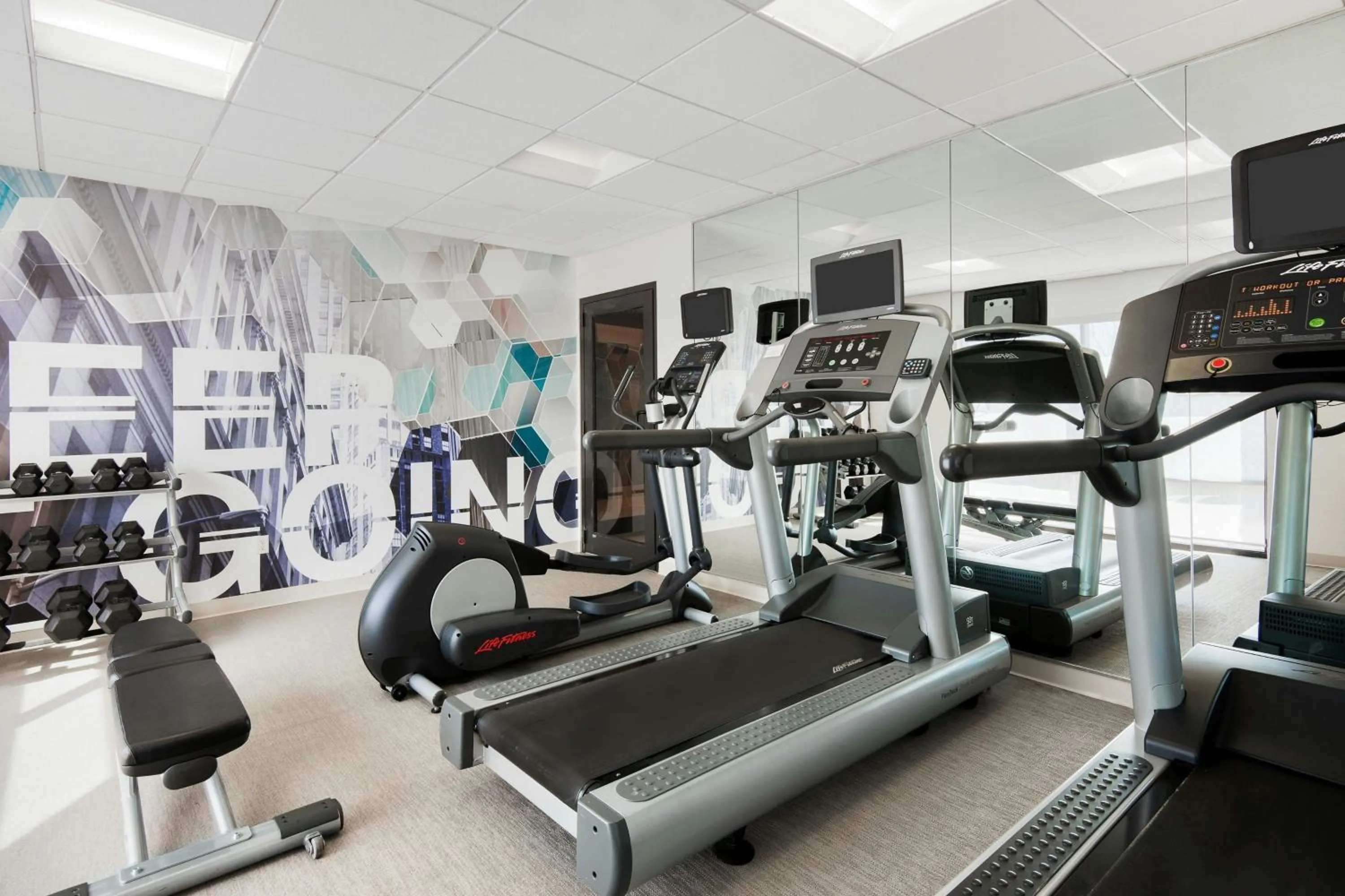 Fitness centre/facilities in SpringHill Suites by Marriott Wheeling Triadelphia Area