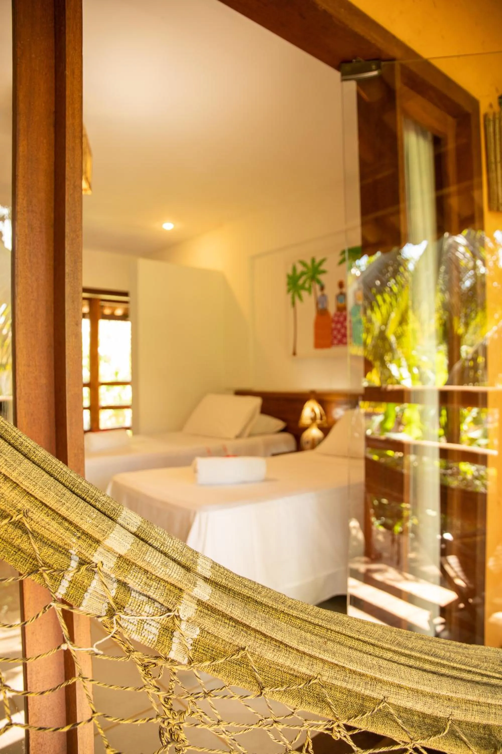 View (from property/room), Bed in Pousada Vila do Dengo