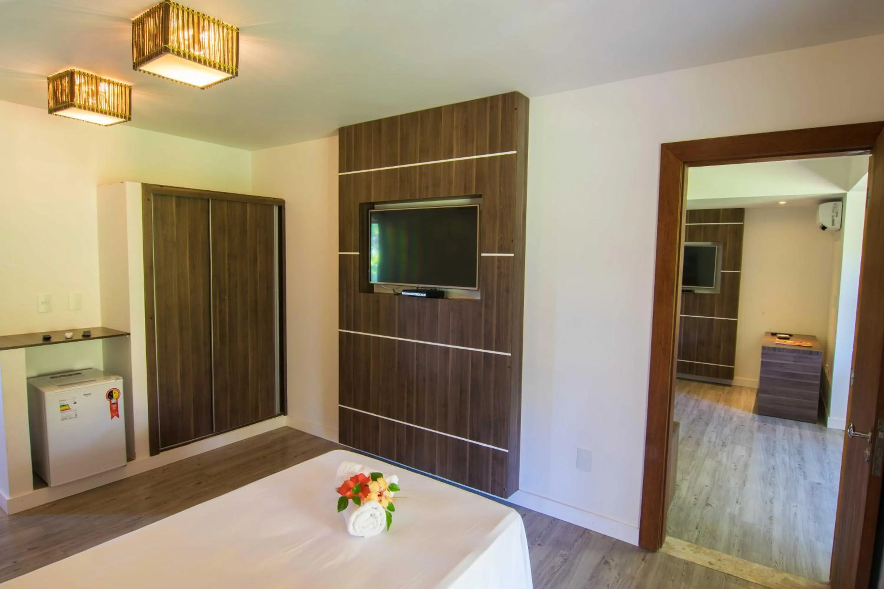 Area and facilities, Bed in Pousada Vila do Dengo