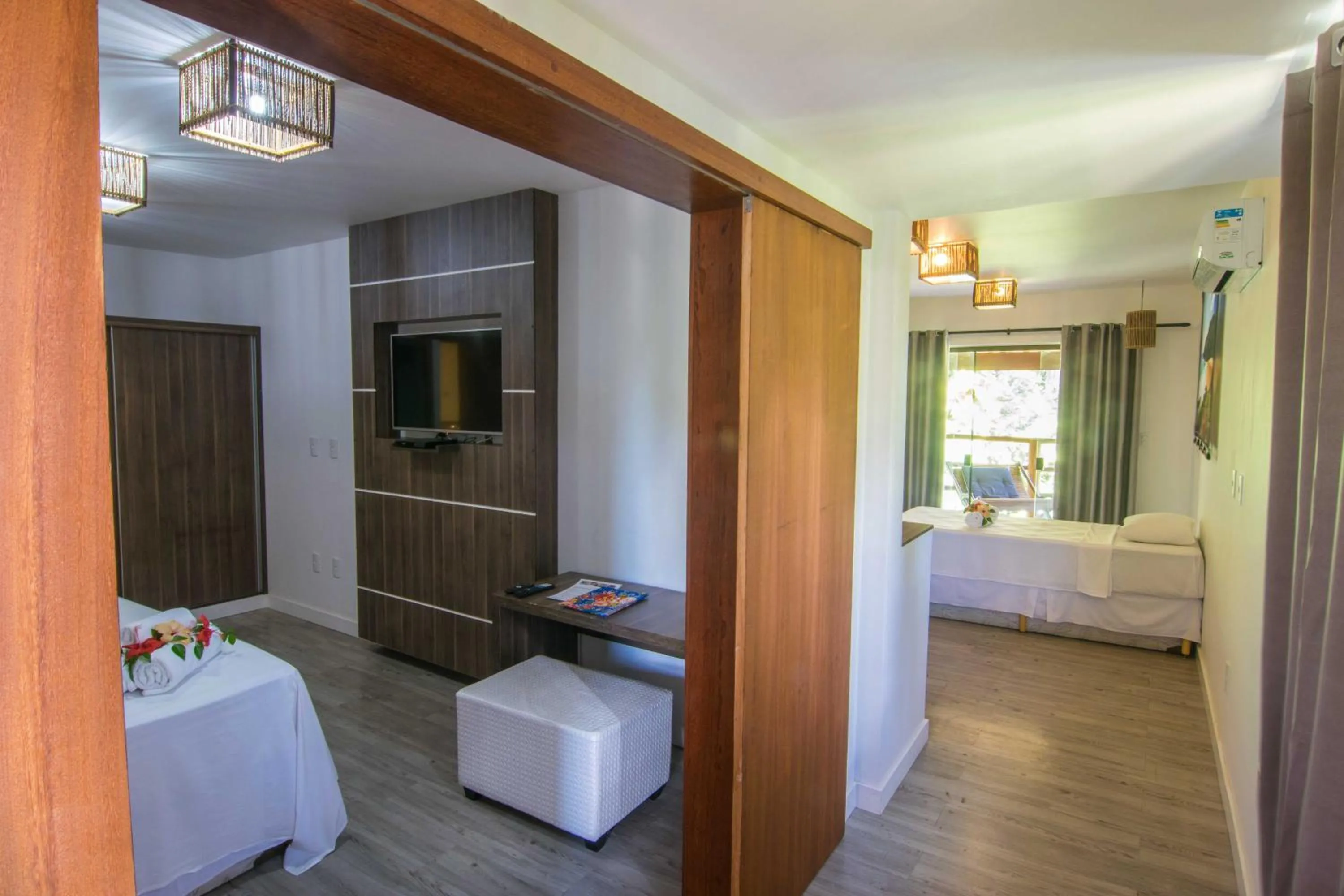 Area and facilities, Bed in Pousada Vila do Dengo