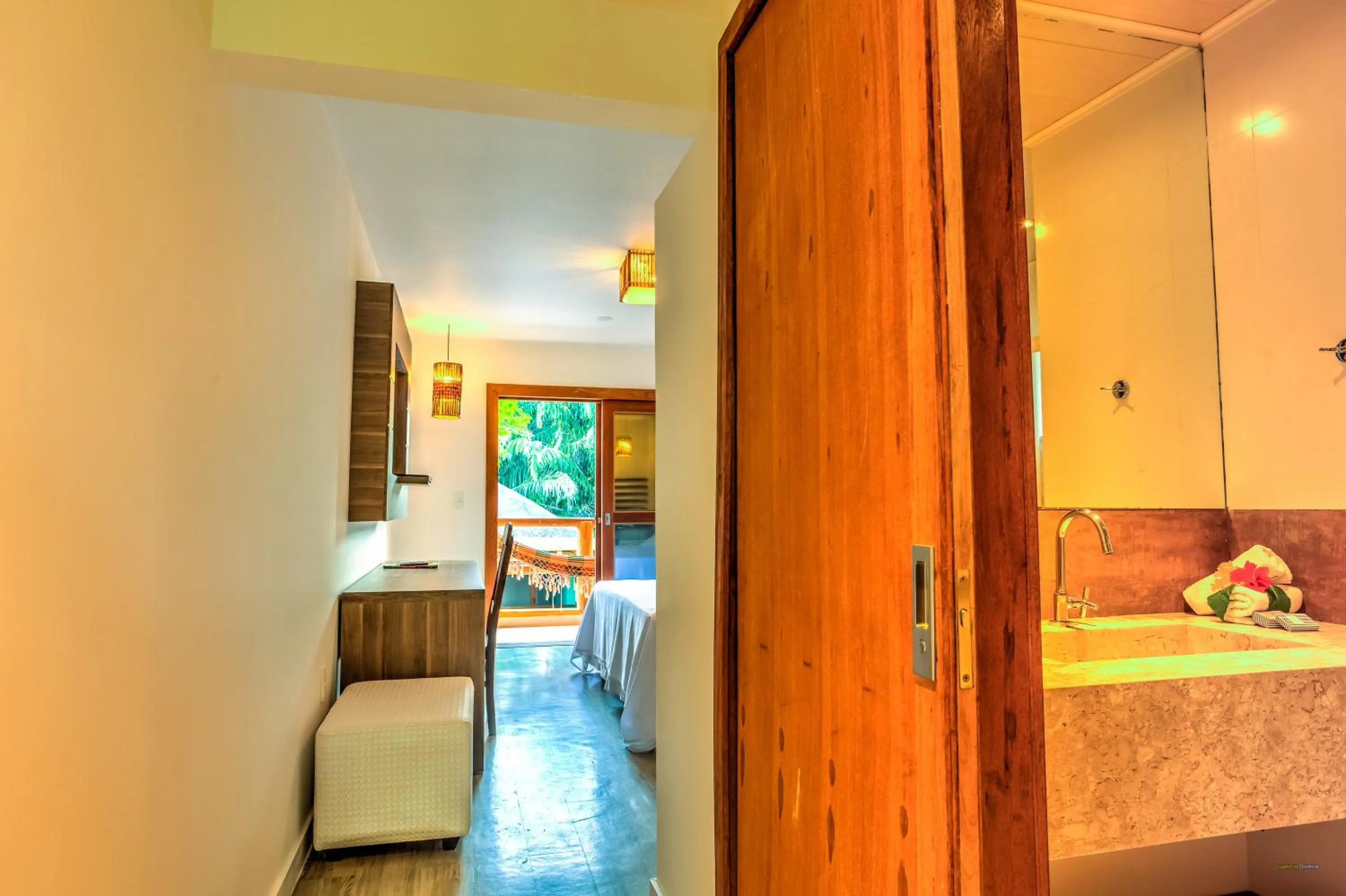 Photo of the whole room, Bed in Pousada Vila do Dengo