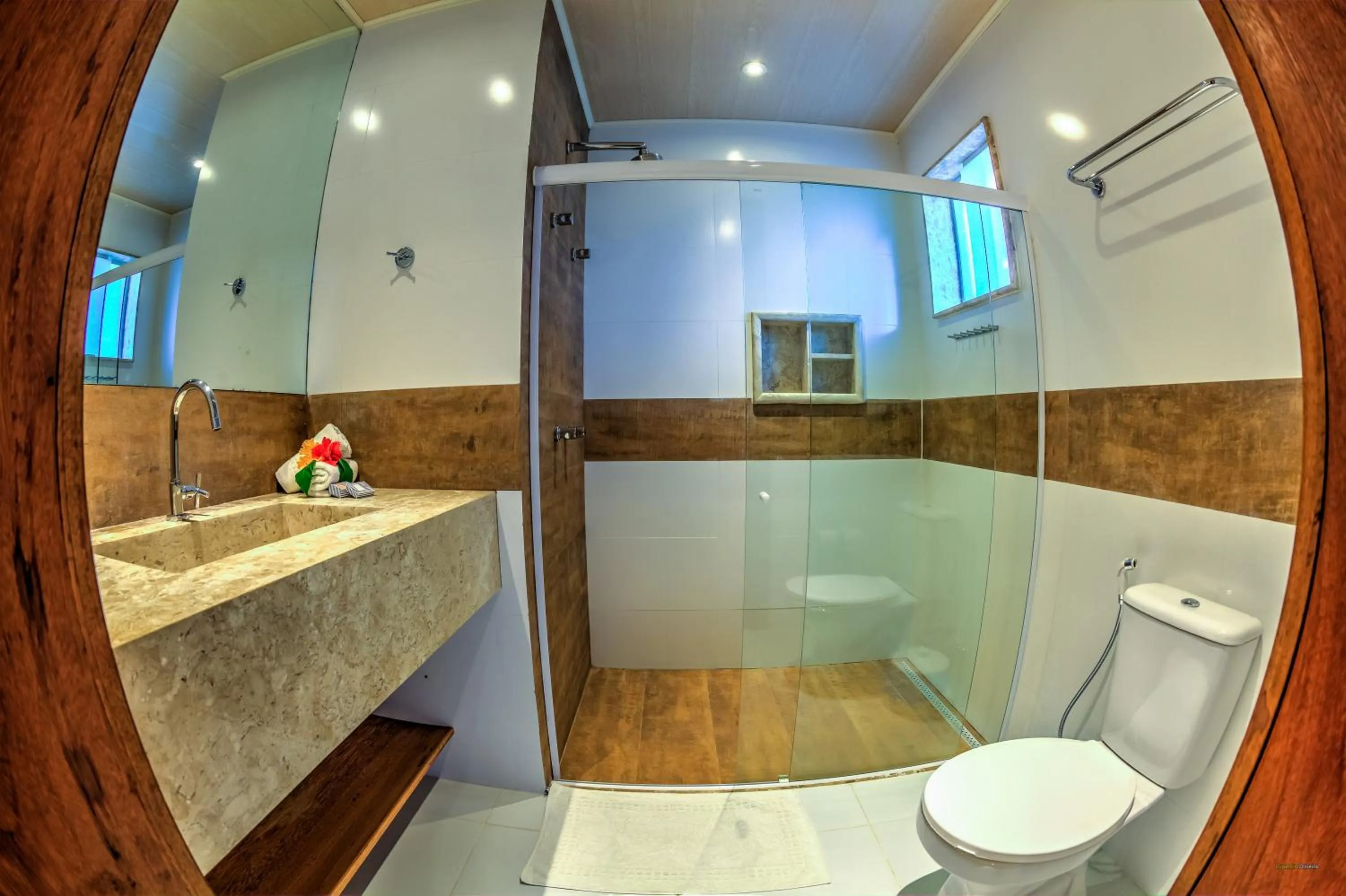 Bathroom in Pousada Vila do Dengo