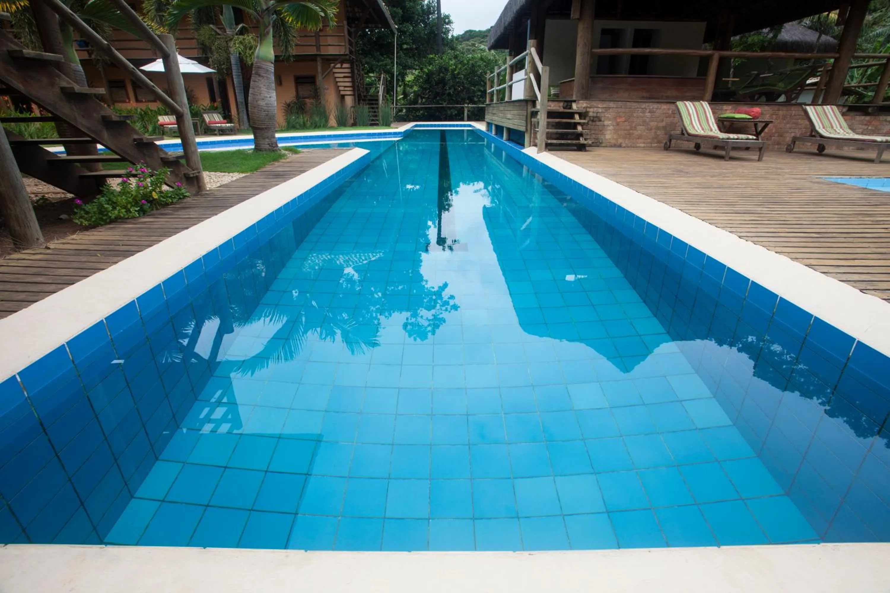 Swimming pool in Pousada Vila do Dengo