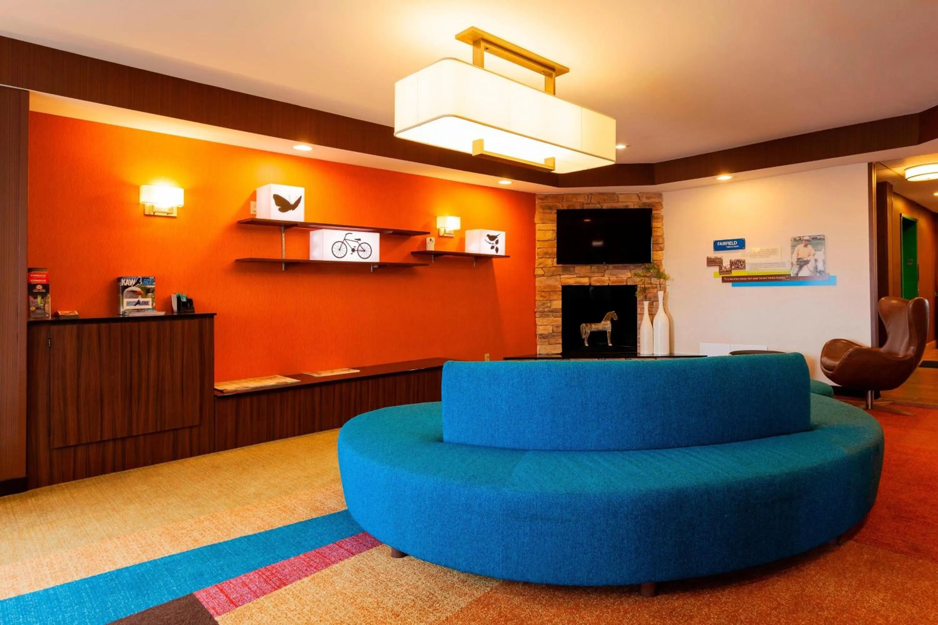 Lobby or reception in Fairfield Inn by Marriott Ponca City