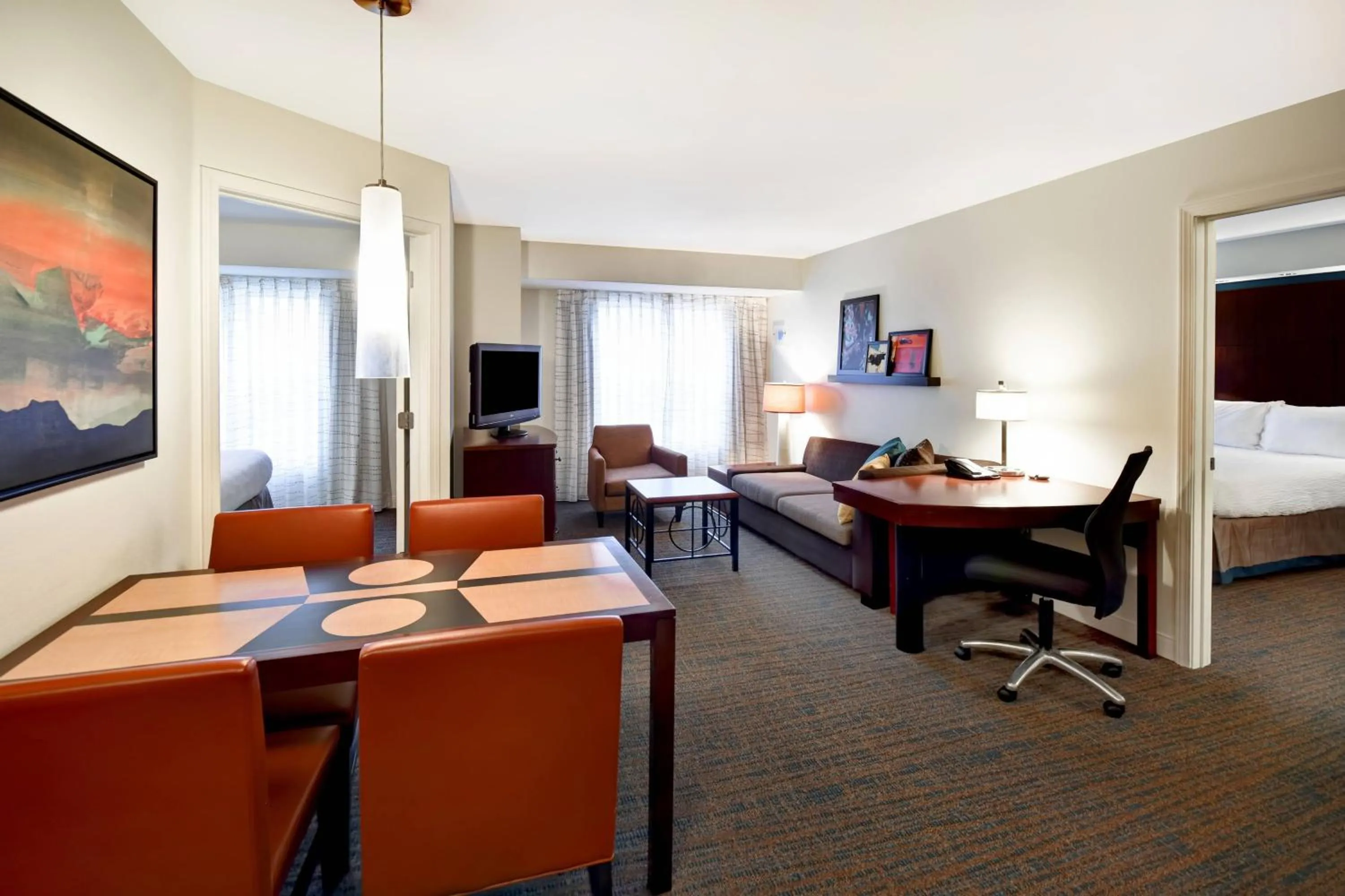 Living room, Bed in Residence Inn by Marriott Stillwater