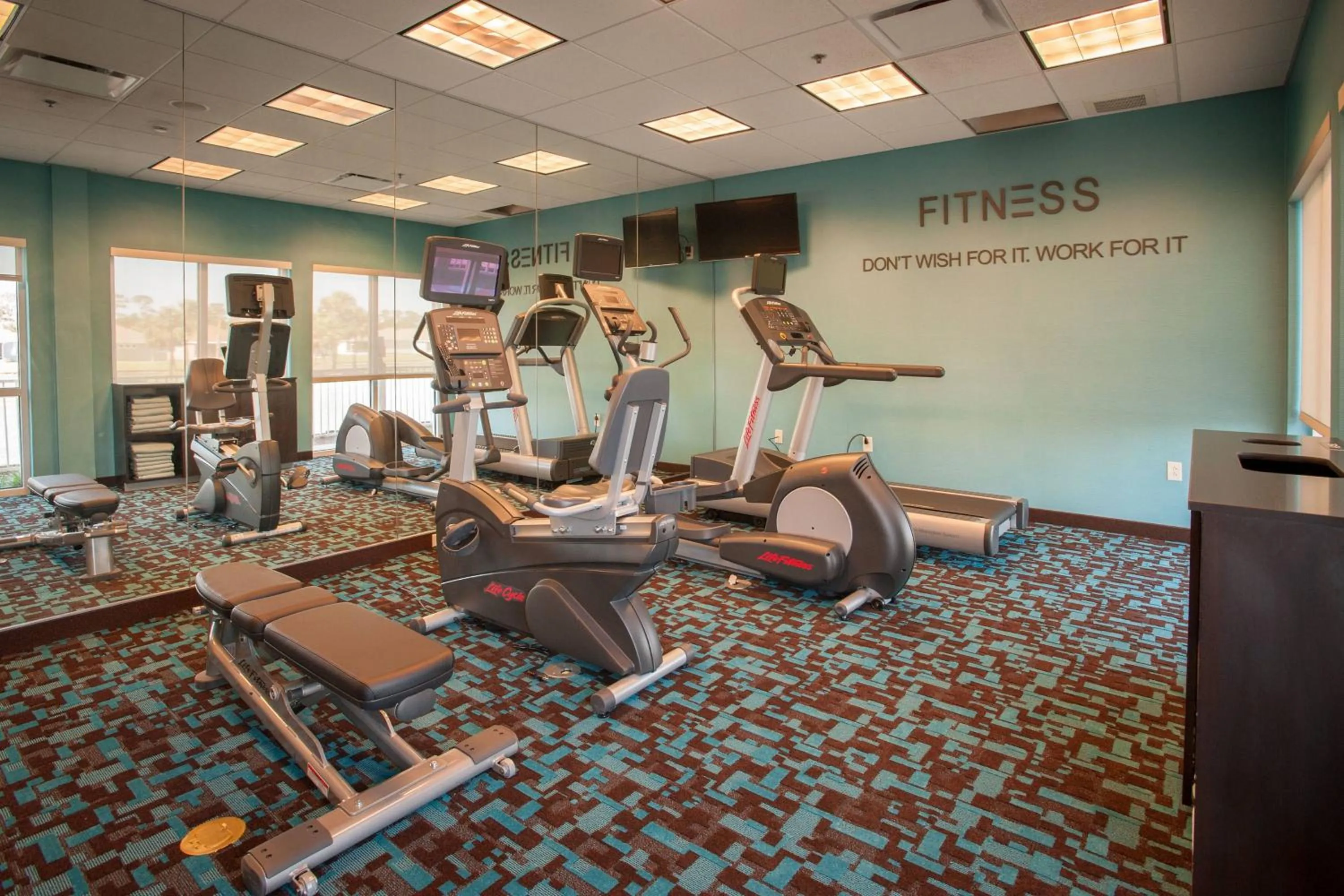 Fitness centre/facilities in Fairfield Inn & Suites Orange Beach