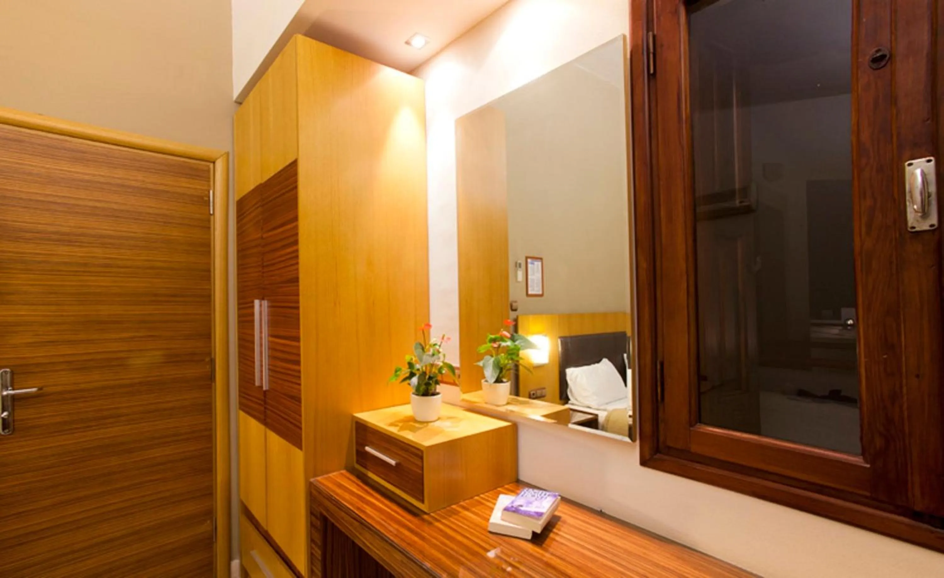 Bedroom in Pefkos Beach Studios & Apartments