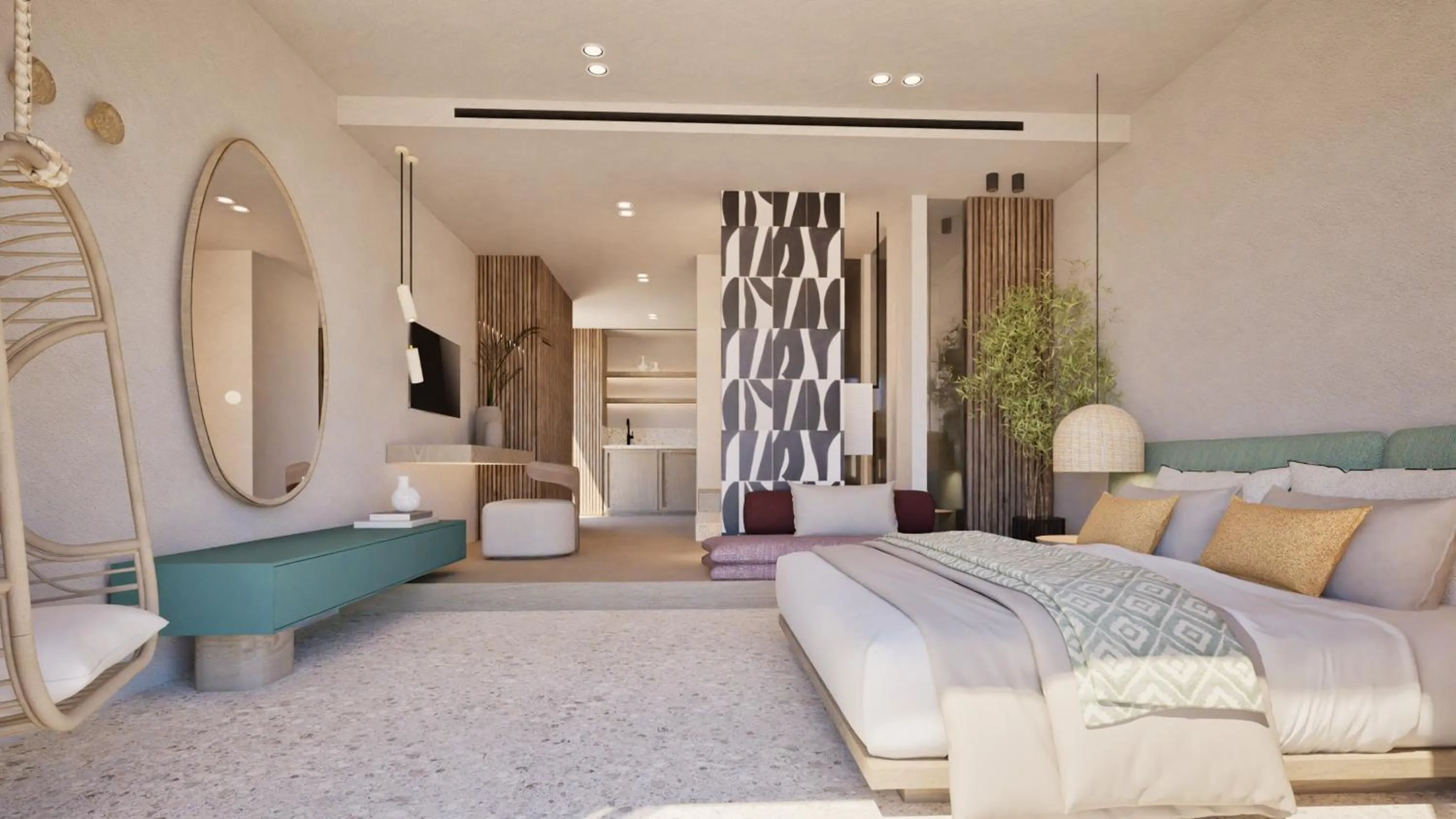 Photo of the whole room, Bed in Pefkos Beach Studios & Apartments