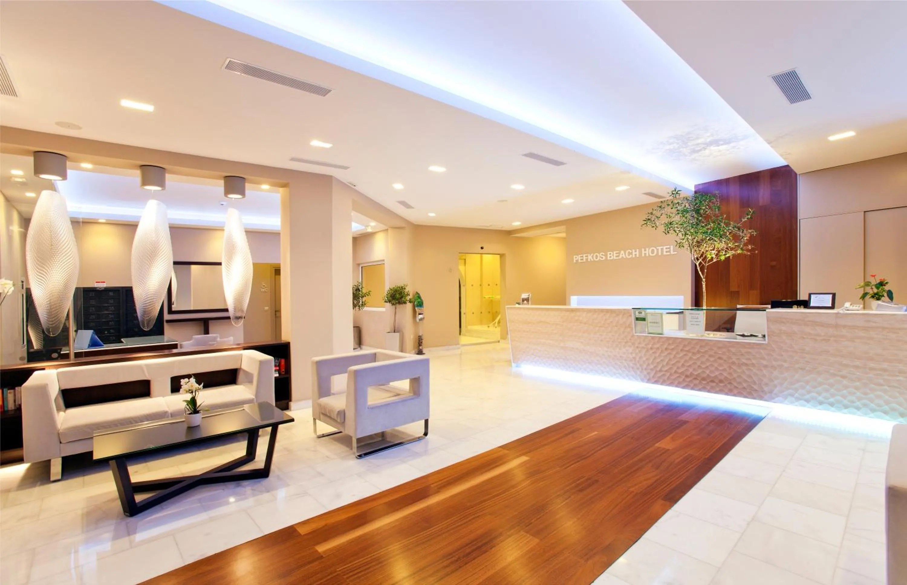 Lobby or reception in Pefkos Beach Studios & Apartments