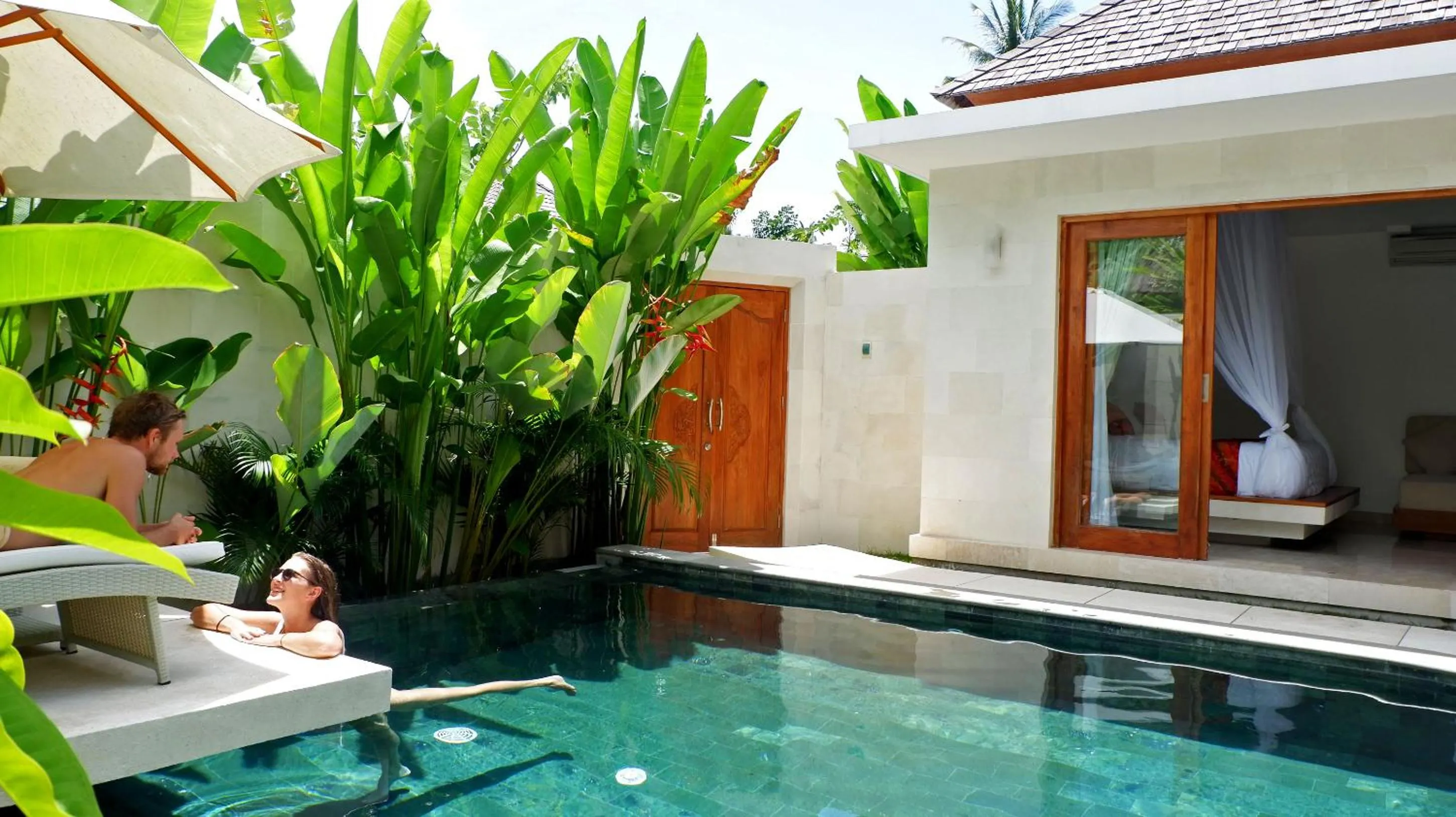 Swimming pool in Jivana Resort