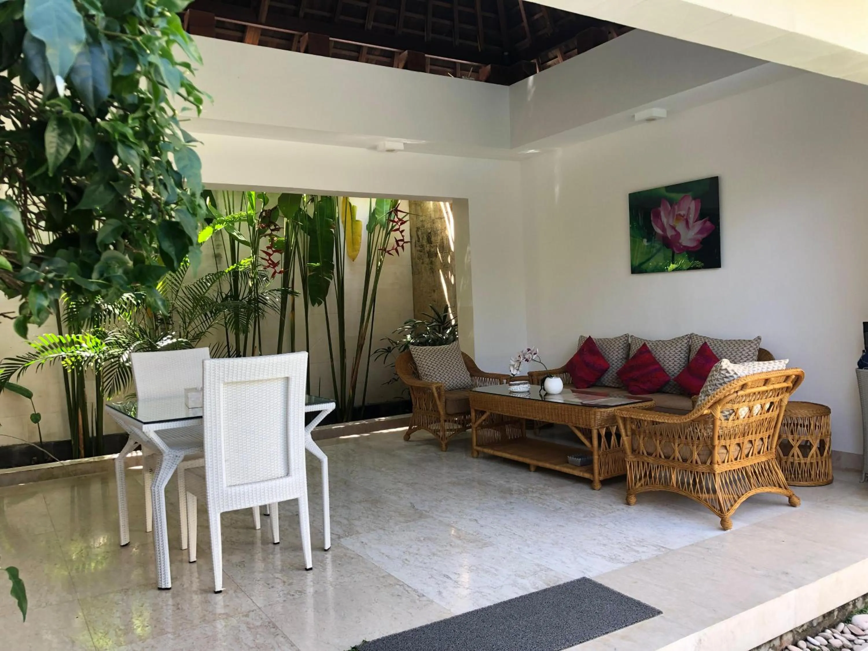 Seating area in Jivana Resort