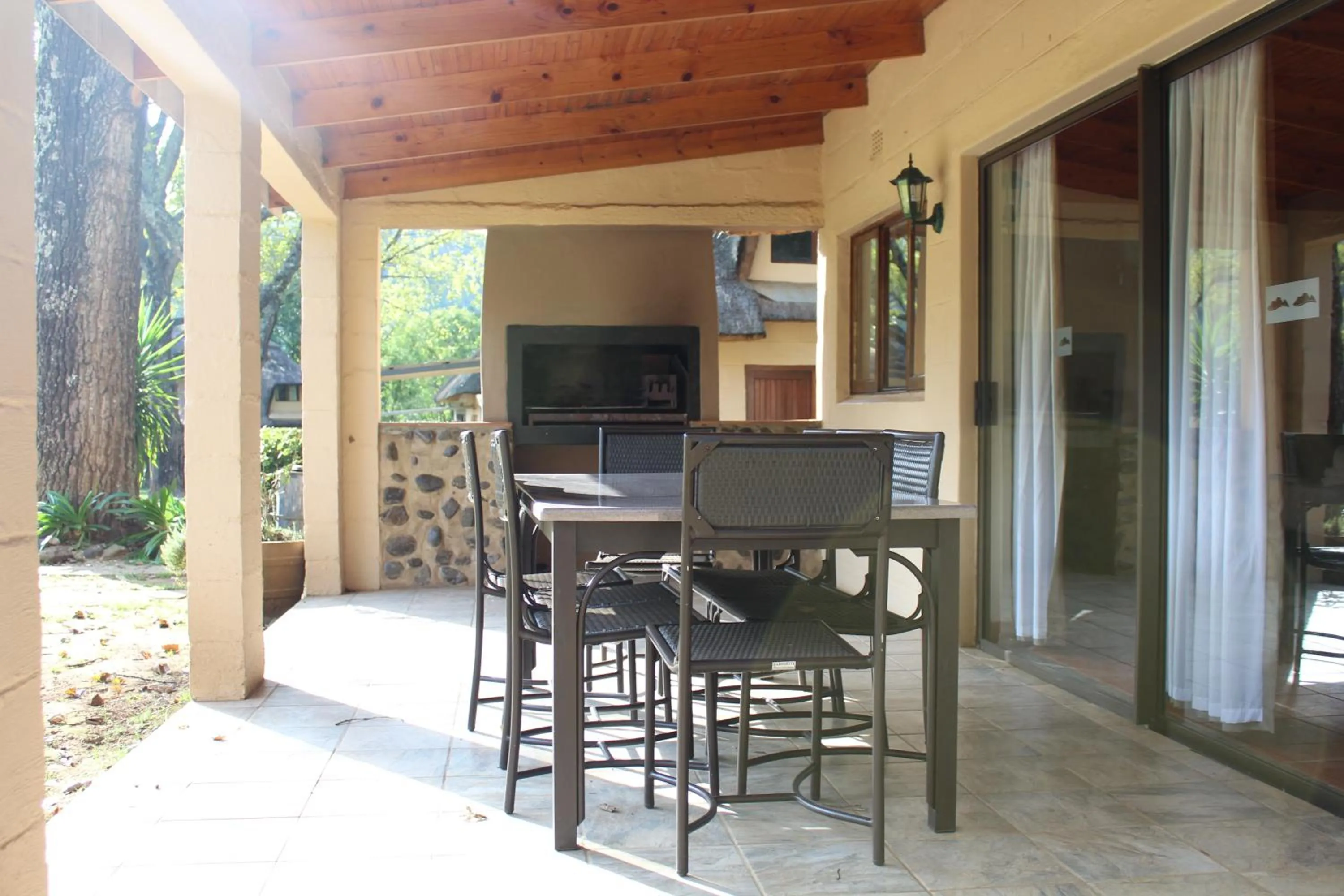BBQ facilities in Dragon Peaks Mountain Resort