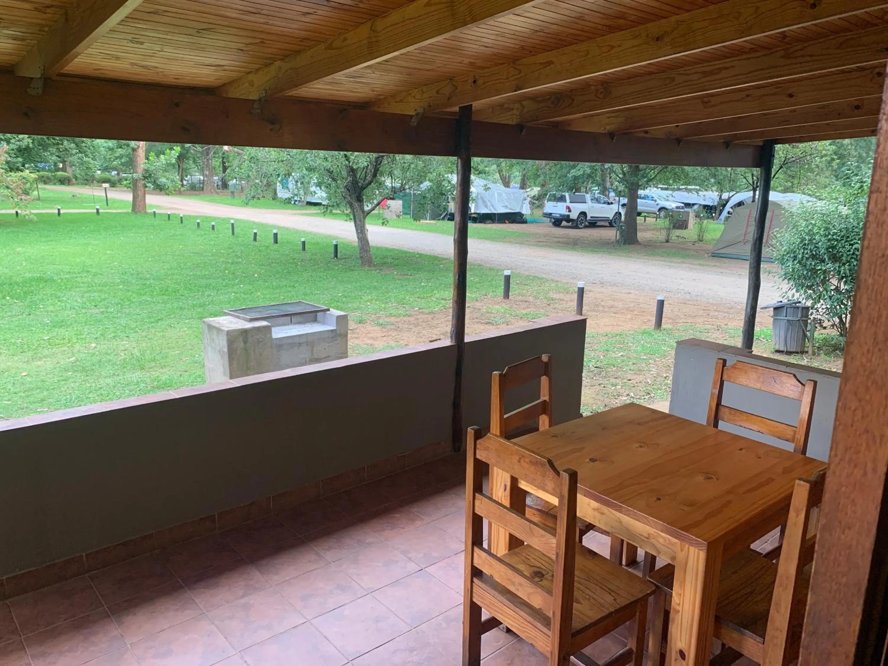 BBQ facilities in Dragon Peaks Mountain Resort