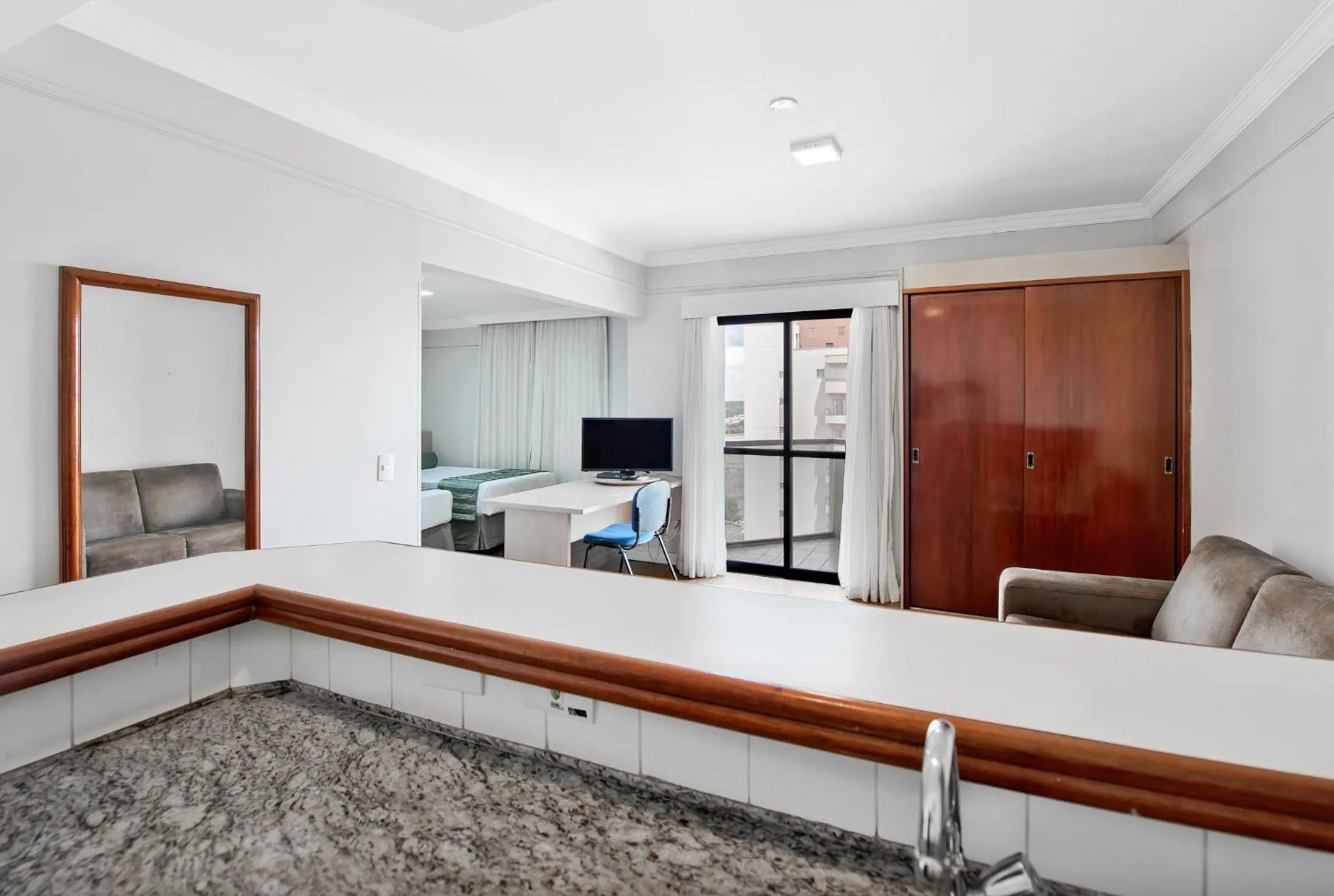 Bed in Blue Tree Garden Bauru