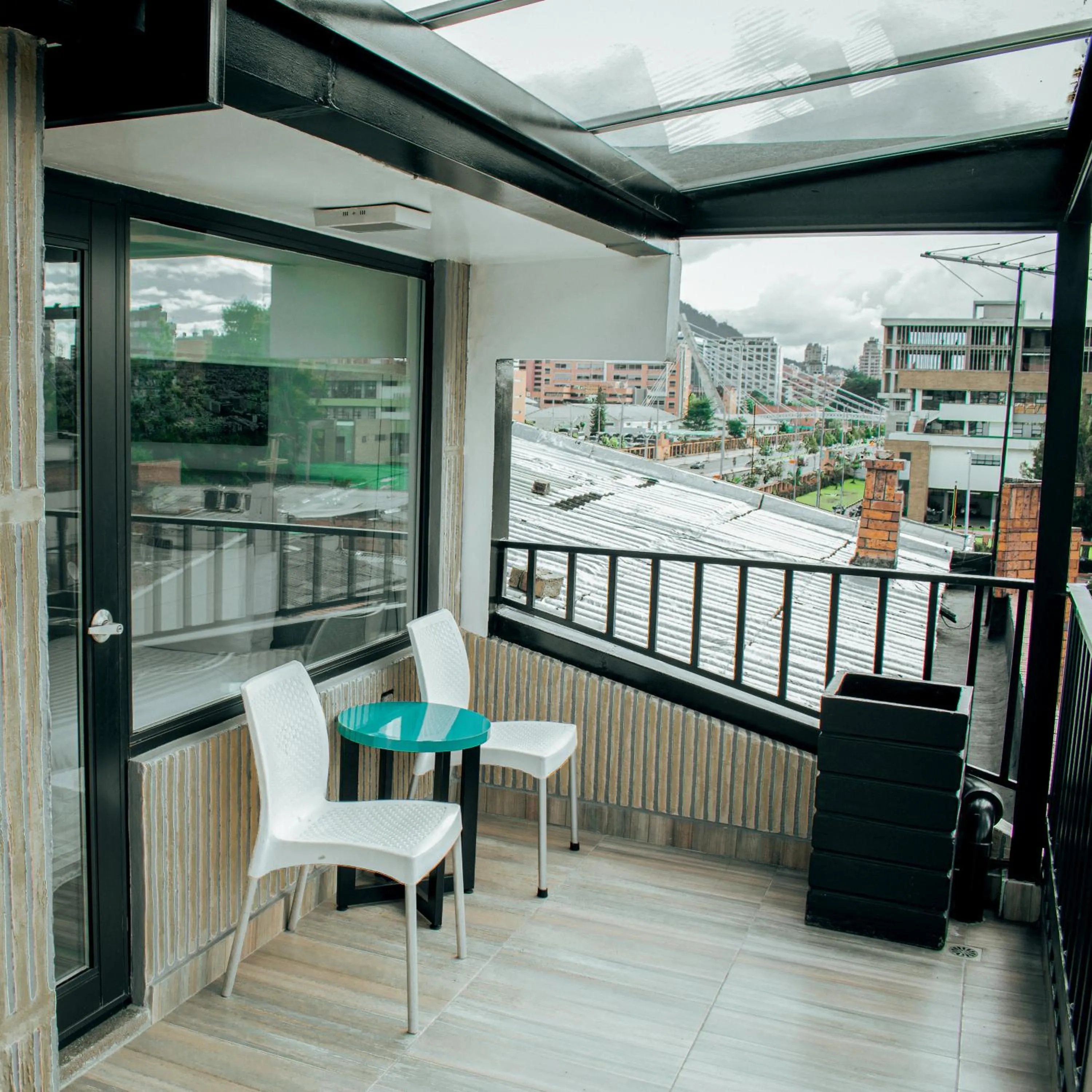 Balcony/Terrace in Hotel City Bog Usaquén