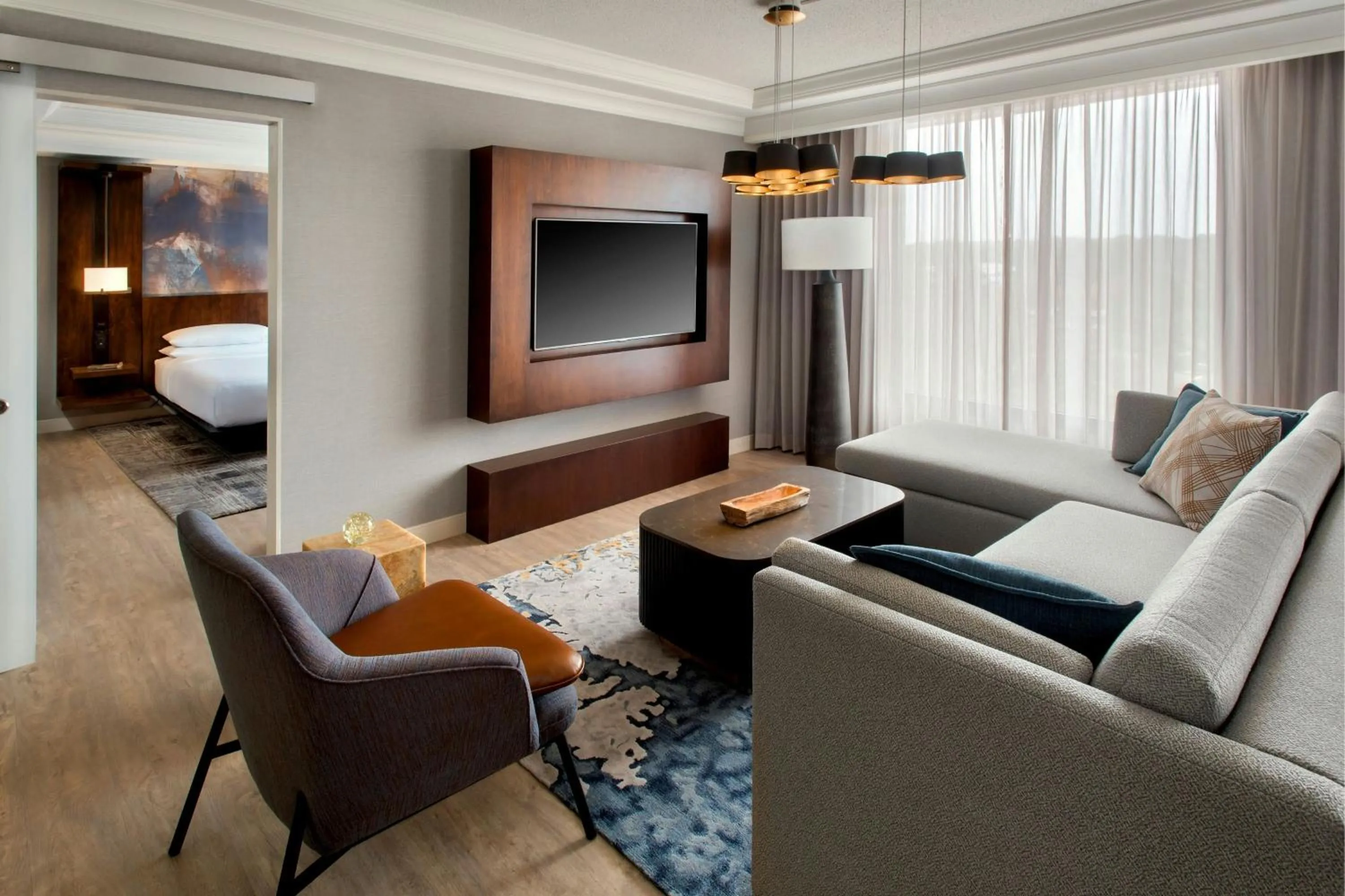 Living room, Bed in Richmond Marriott Short Pump