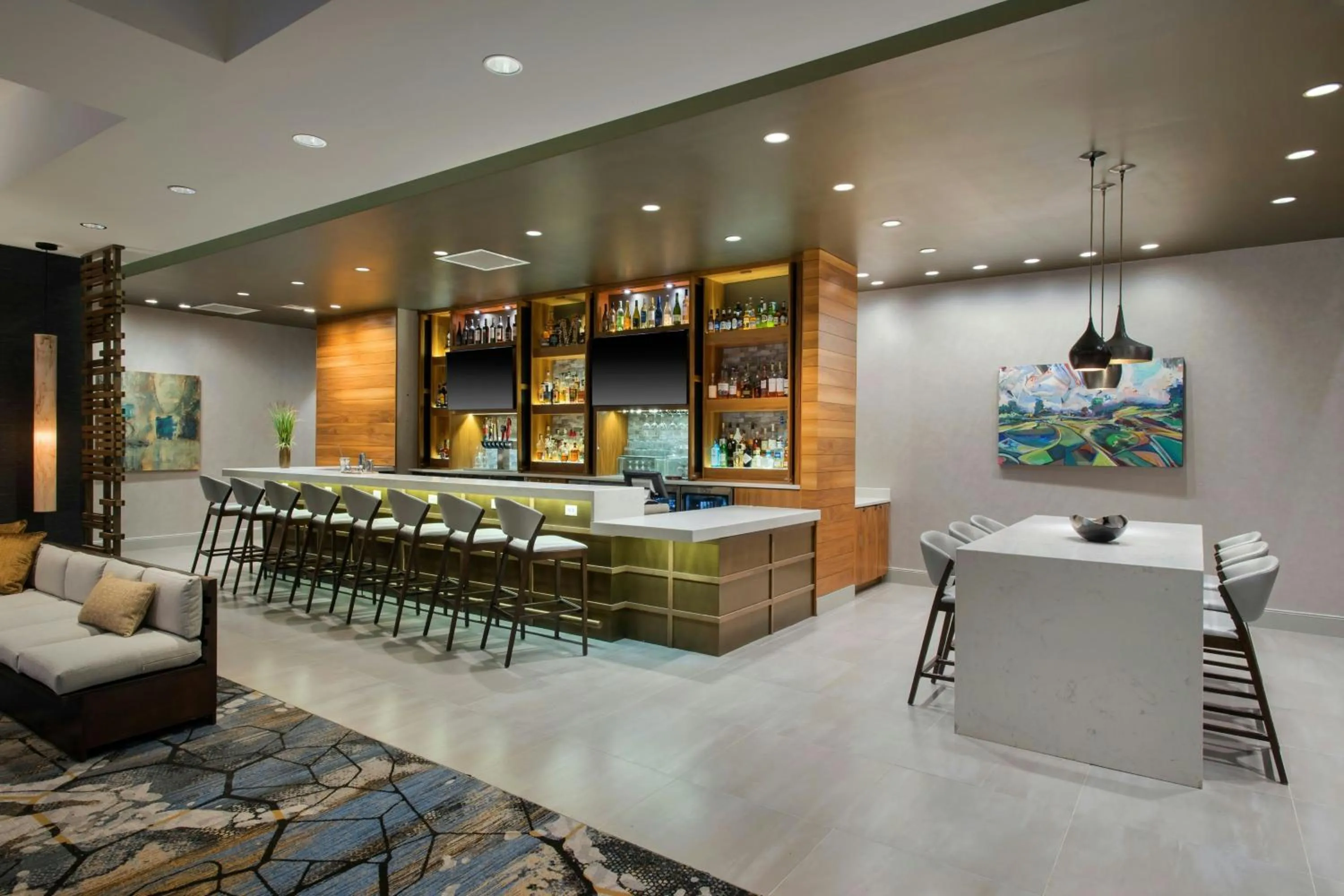 Lounge or bar in Richmond Marriott Short Pump