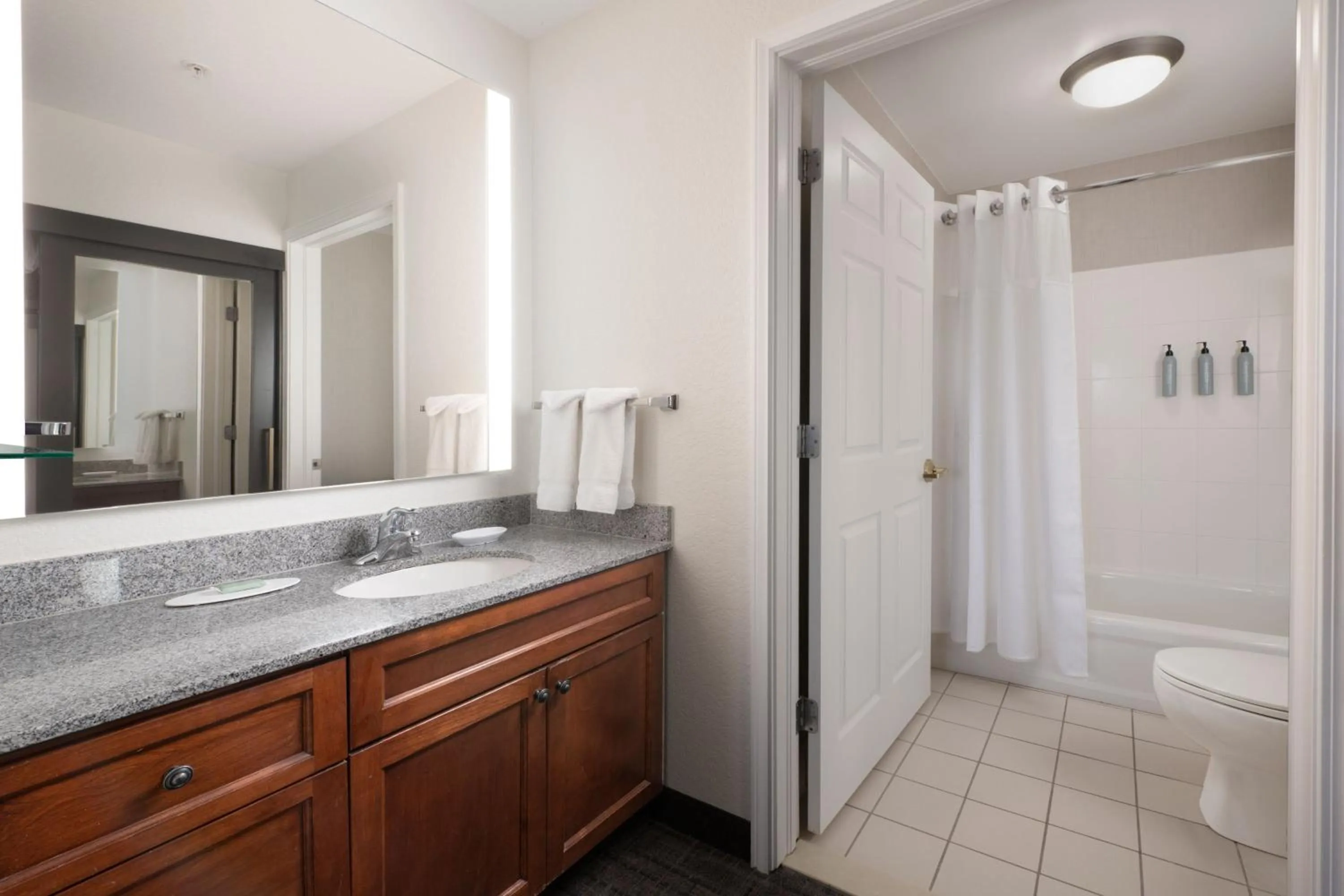 Shower in Residence Inn by Marriott Rogers
