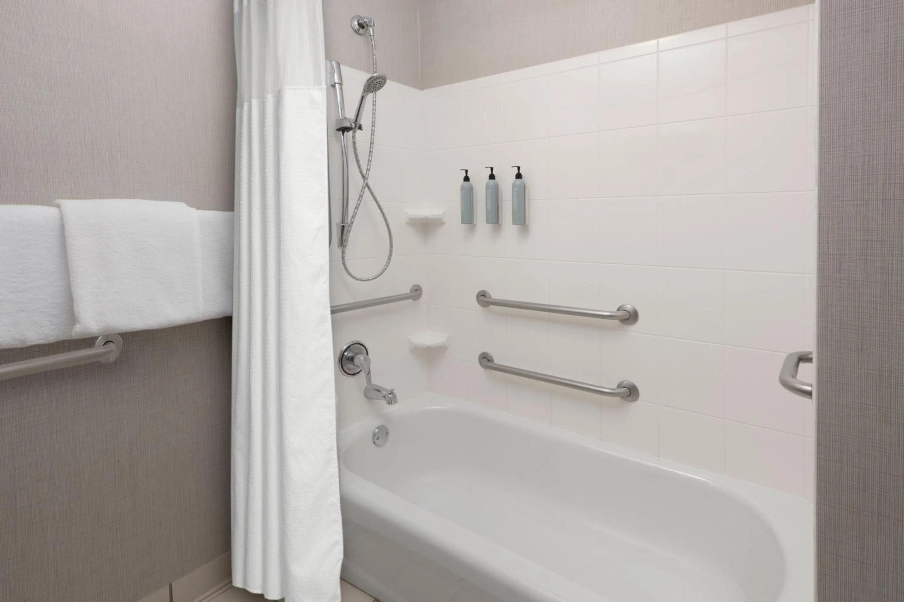 Shower in Residence Inn by Marriott Rogers