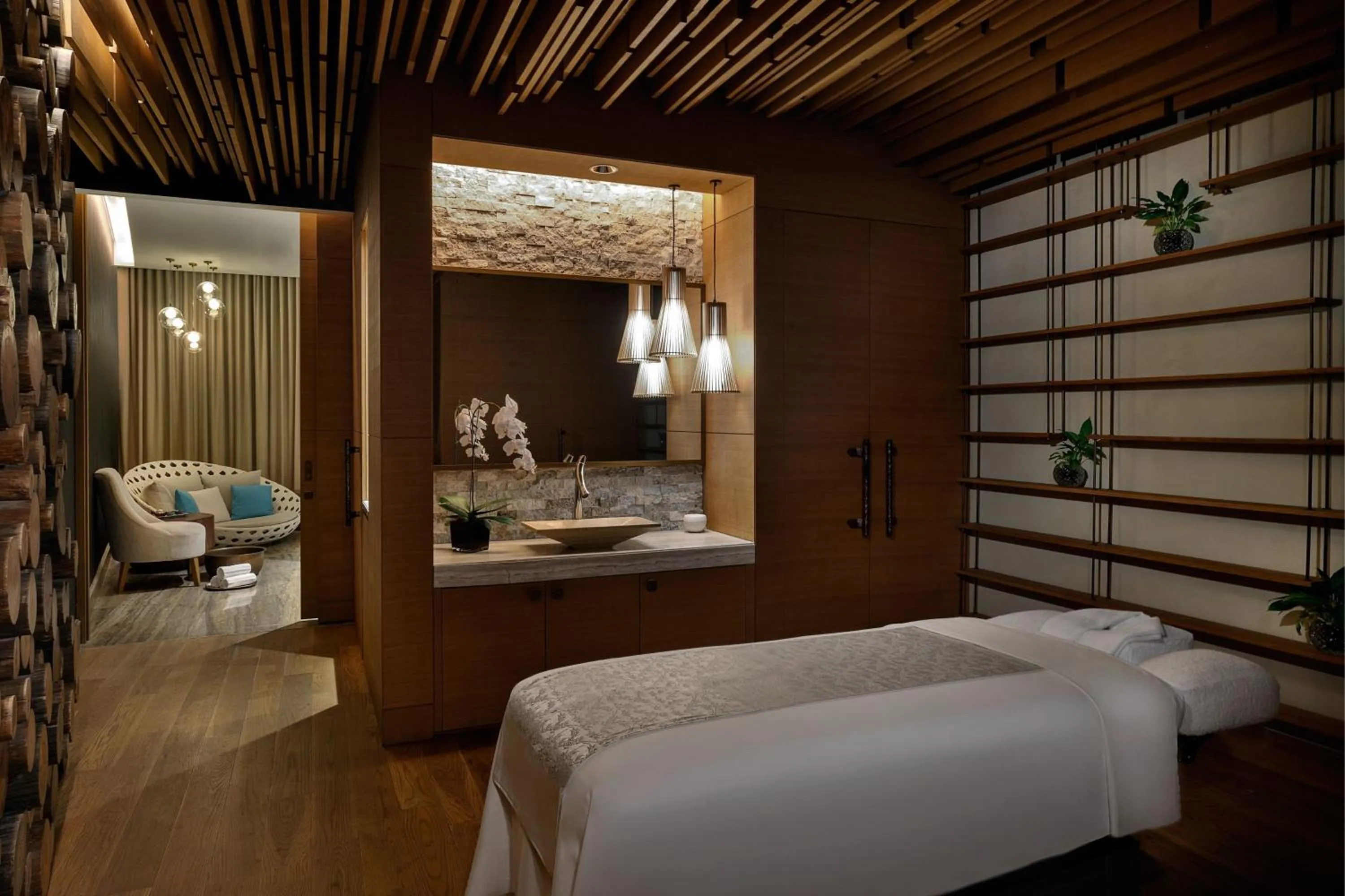 Spa and wellness centre/facilities, Bed in The St. Regis Downtown Dubai