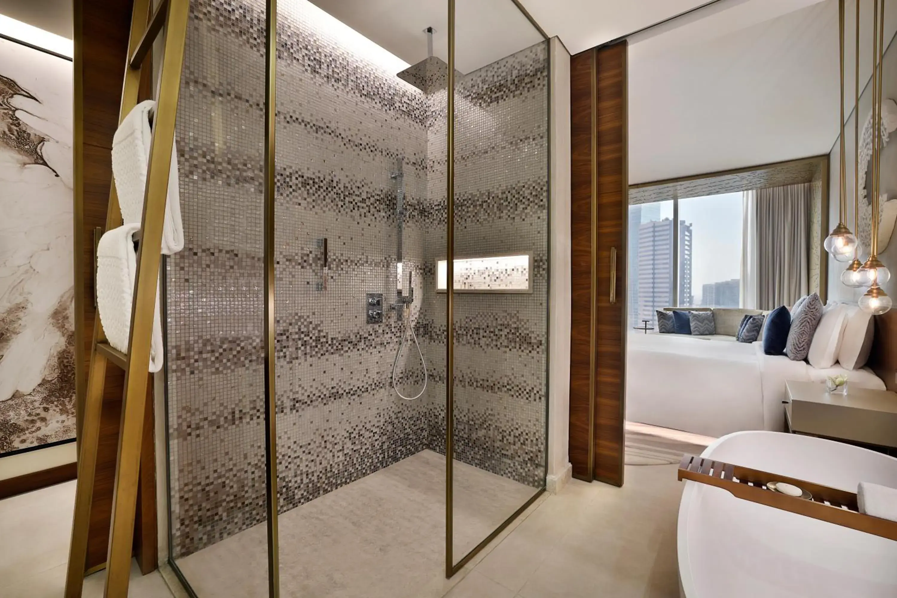 Superior Double Room with Two Double Beds, Partial Burj Khalifa or Downtown View including Signature St. Regis Butler Service in The St. Regis Downtown Dubai Superior Double Room with Two Double Beds, Partial Burj Khalifa or Downtown View including Signature St. Regis Butler Service in The St. Regis Downtown Dubai