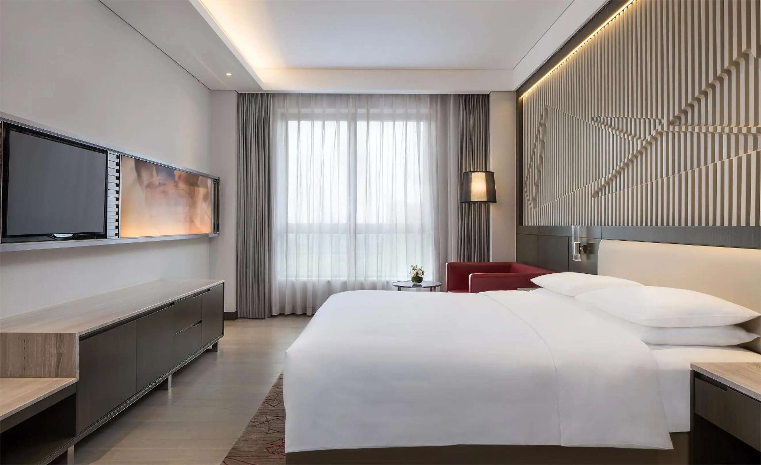 Bed in Courtyard by Marriott Tianjin Hongqiao