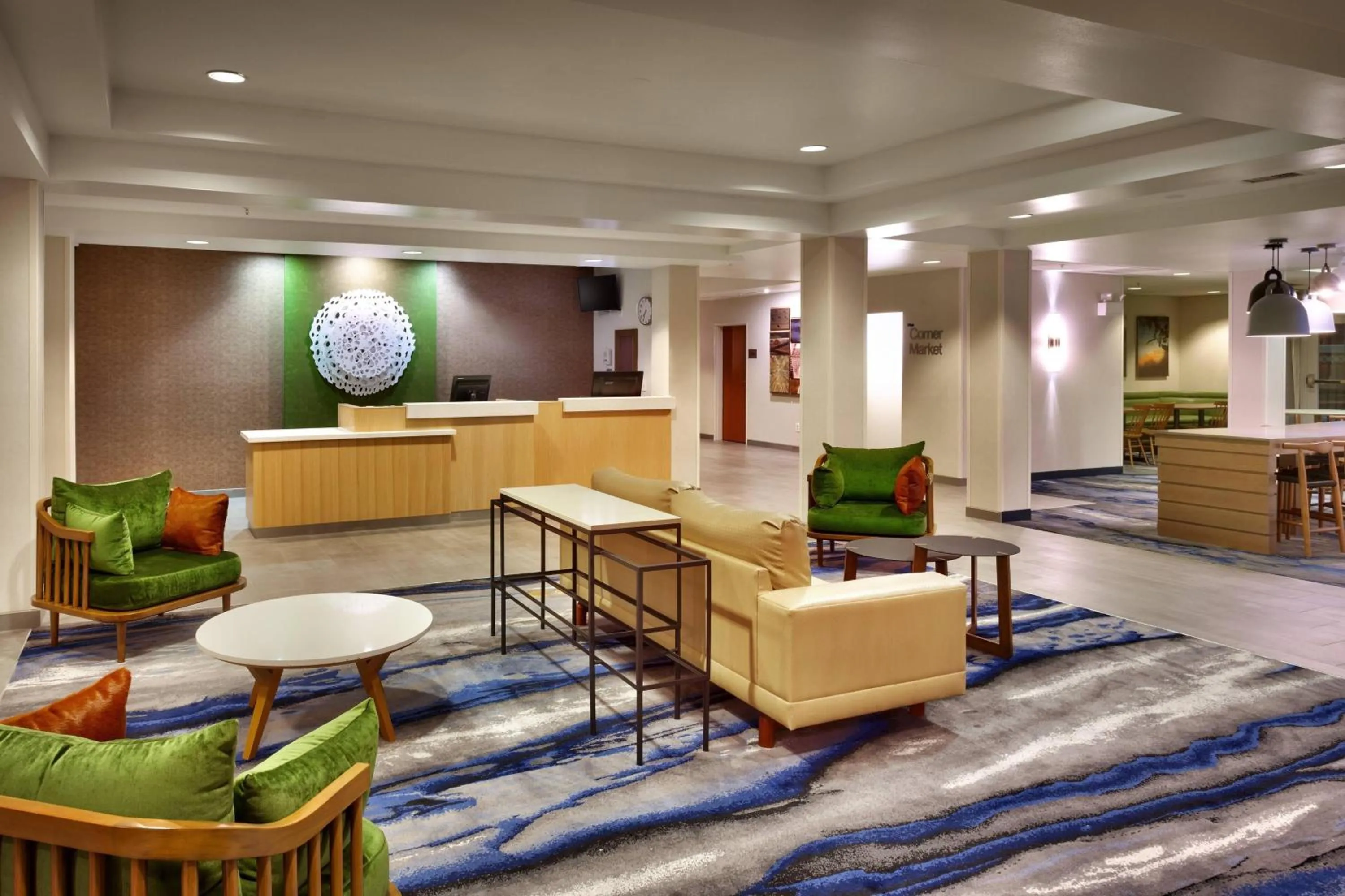 Lobby or reception in Fairfield Inn & Suites Roswell