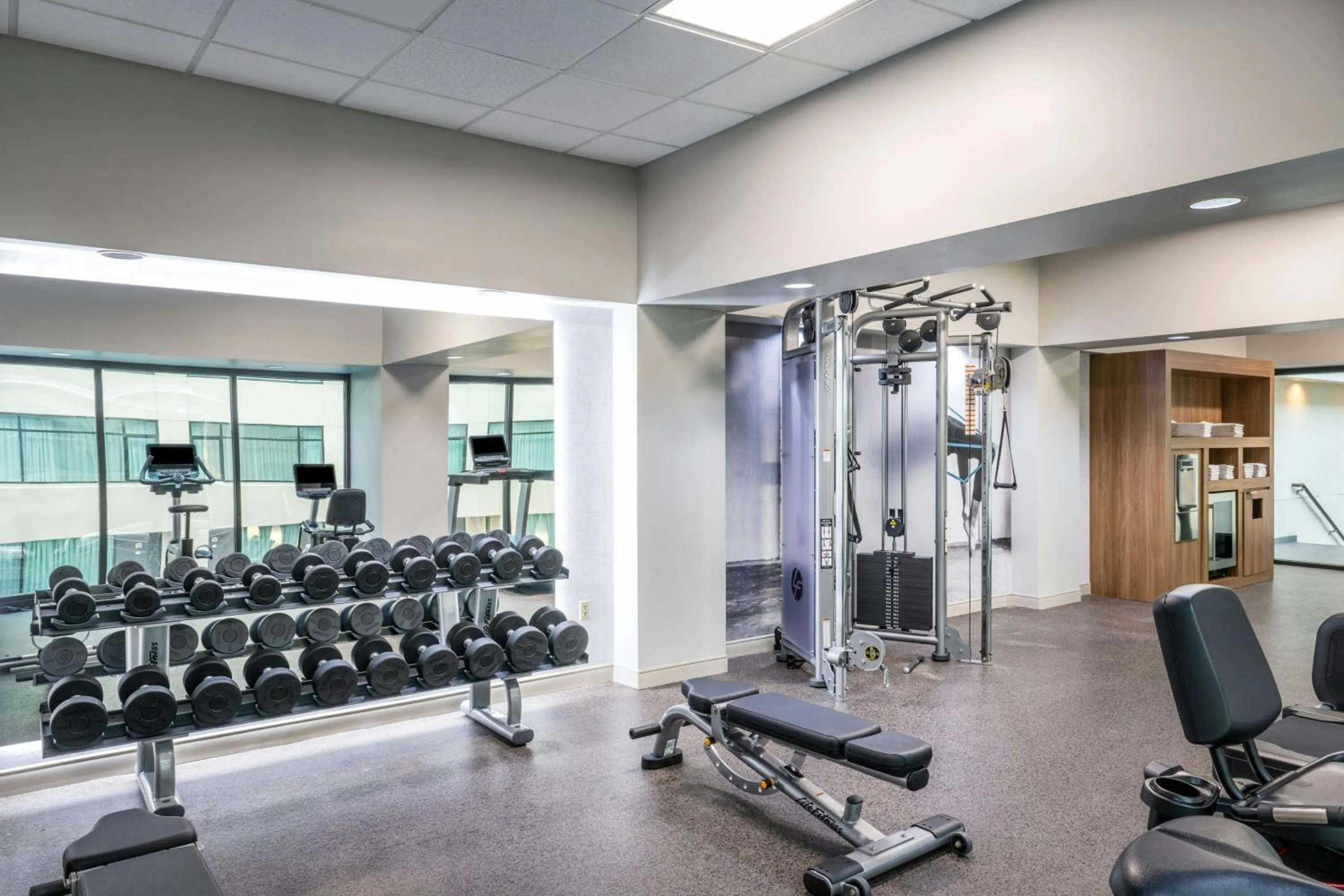 Fitness centre/facilities in Rochester Marriott Mayo Clinic Area