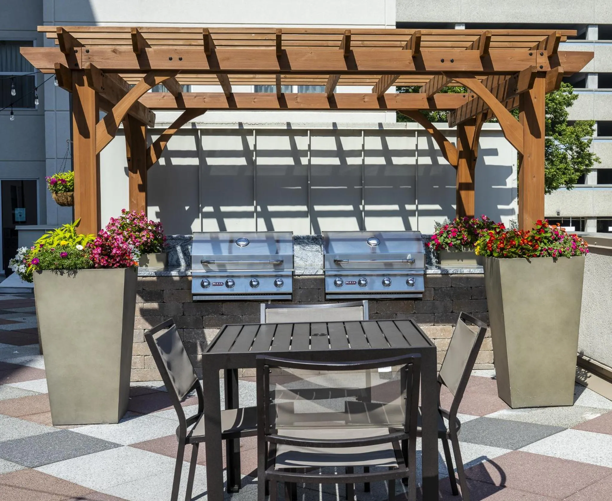 Patio in Residence Inn Rochester Mayo Clinic Area