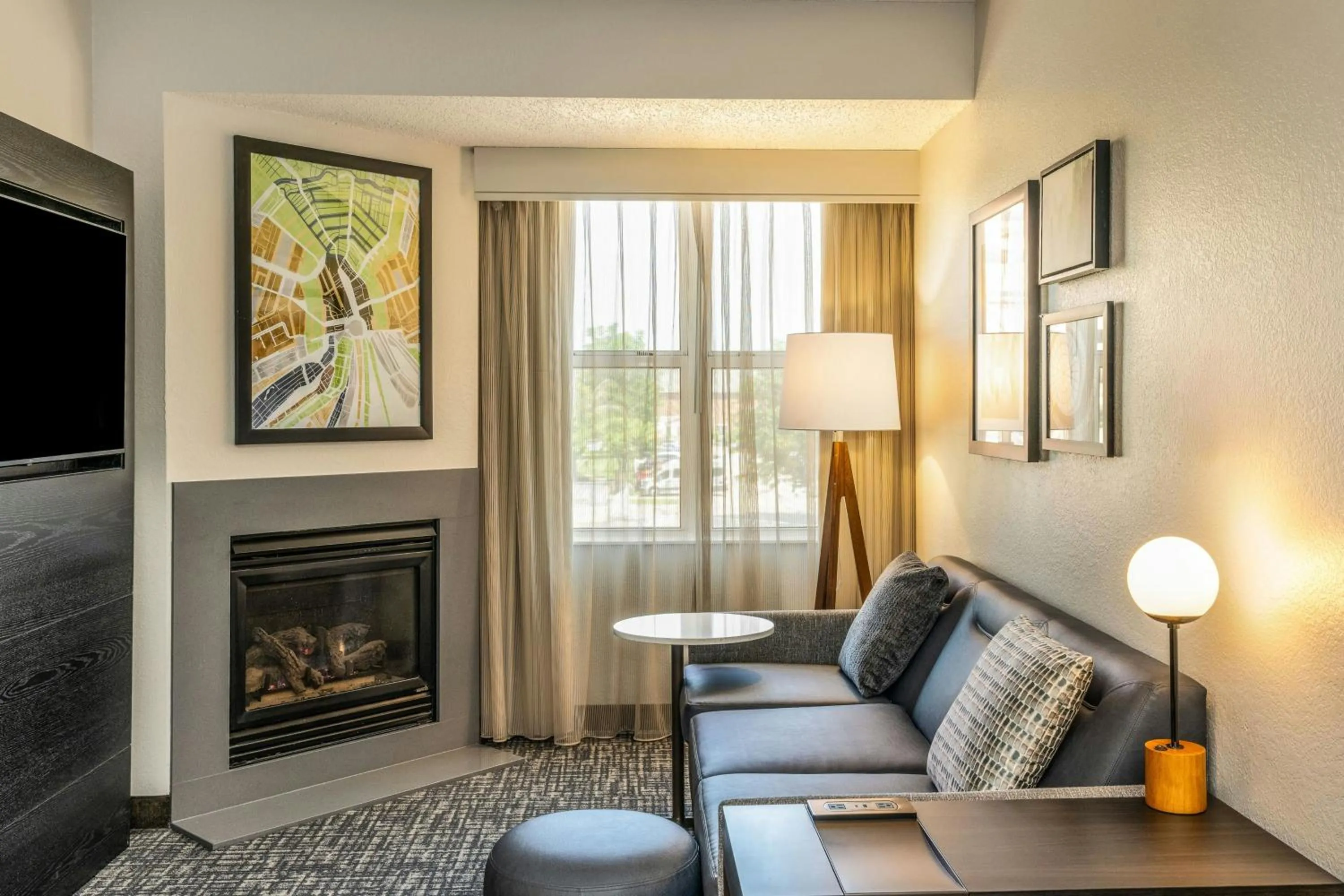 Living room in Residence Inn Rochester Mayo Clinic Area