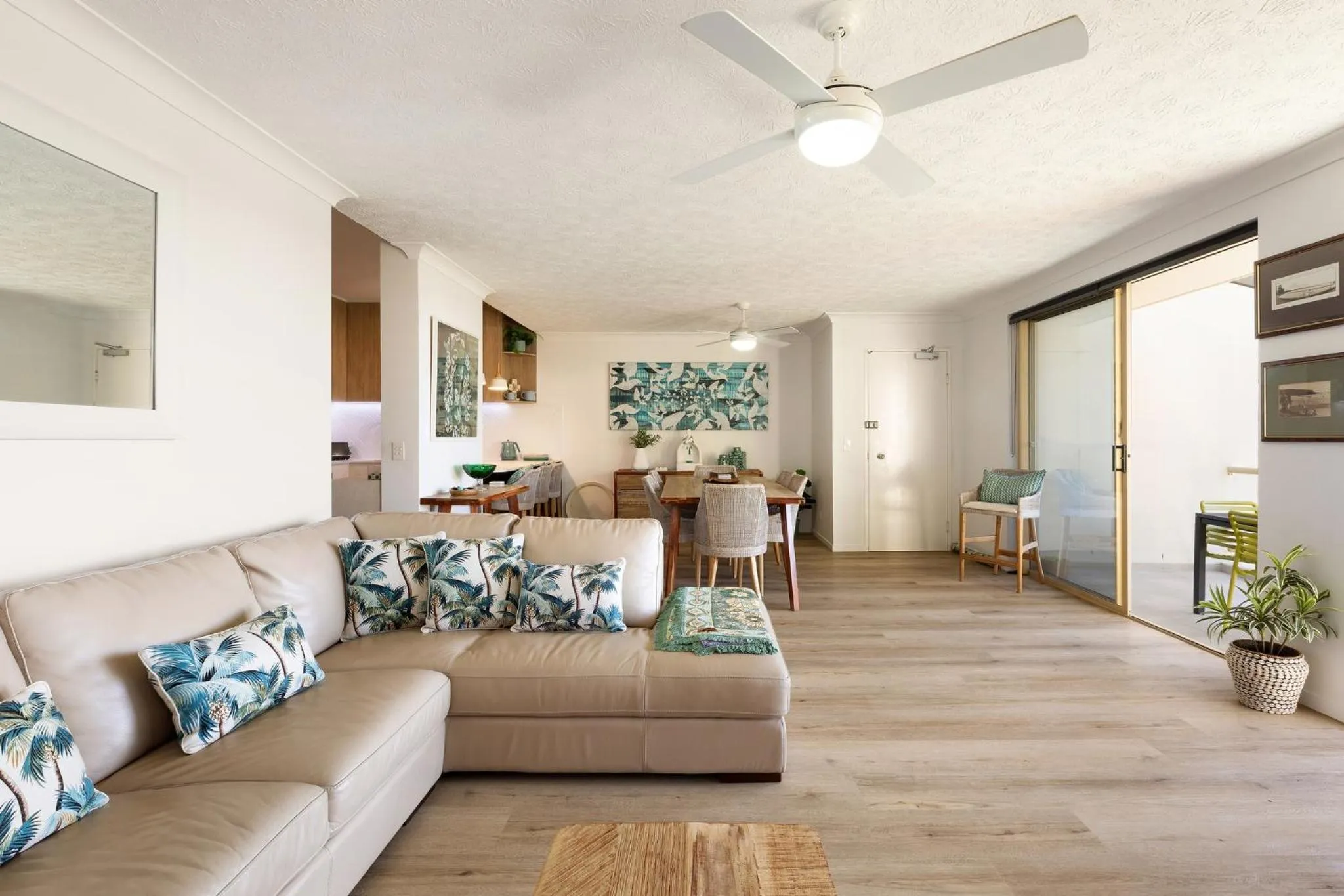 Living room in Little Cove Currumbin