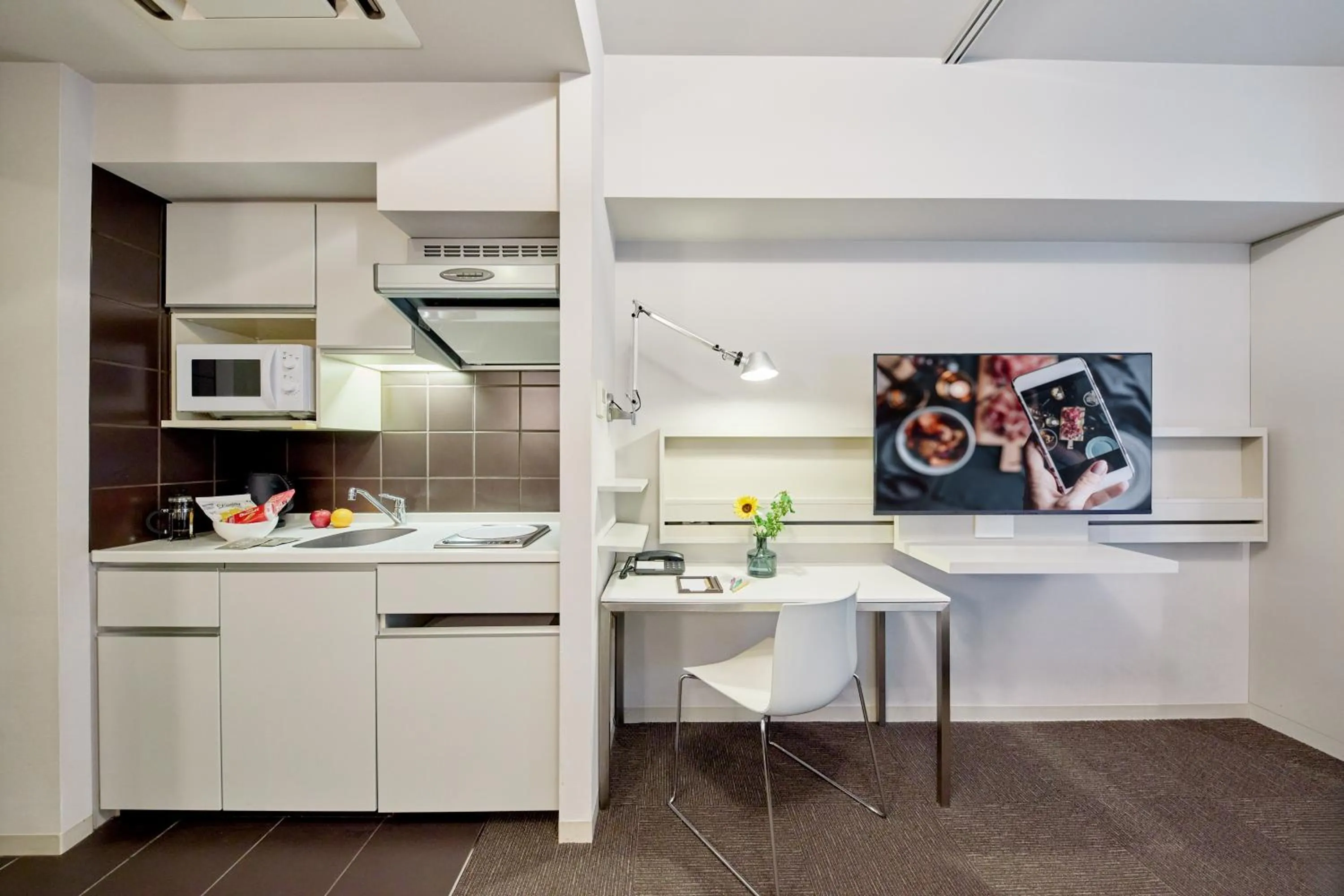 Kitchen or kitchenette in Citadines Shinjuku Tokyo