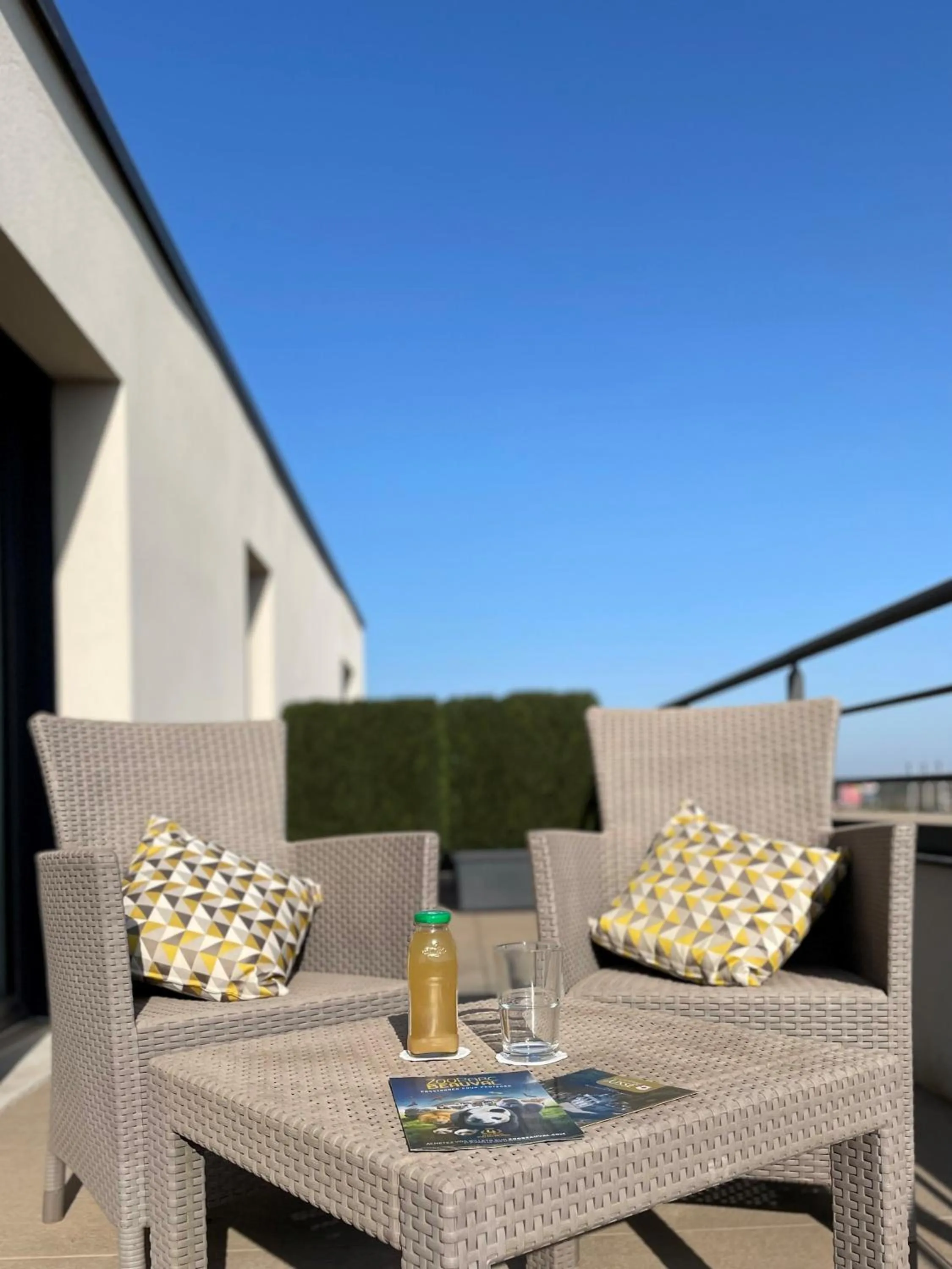 Balcony/Terrace in Brit Hotel Confort Loches