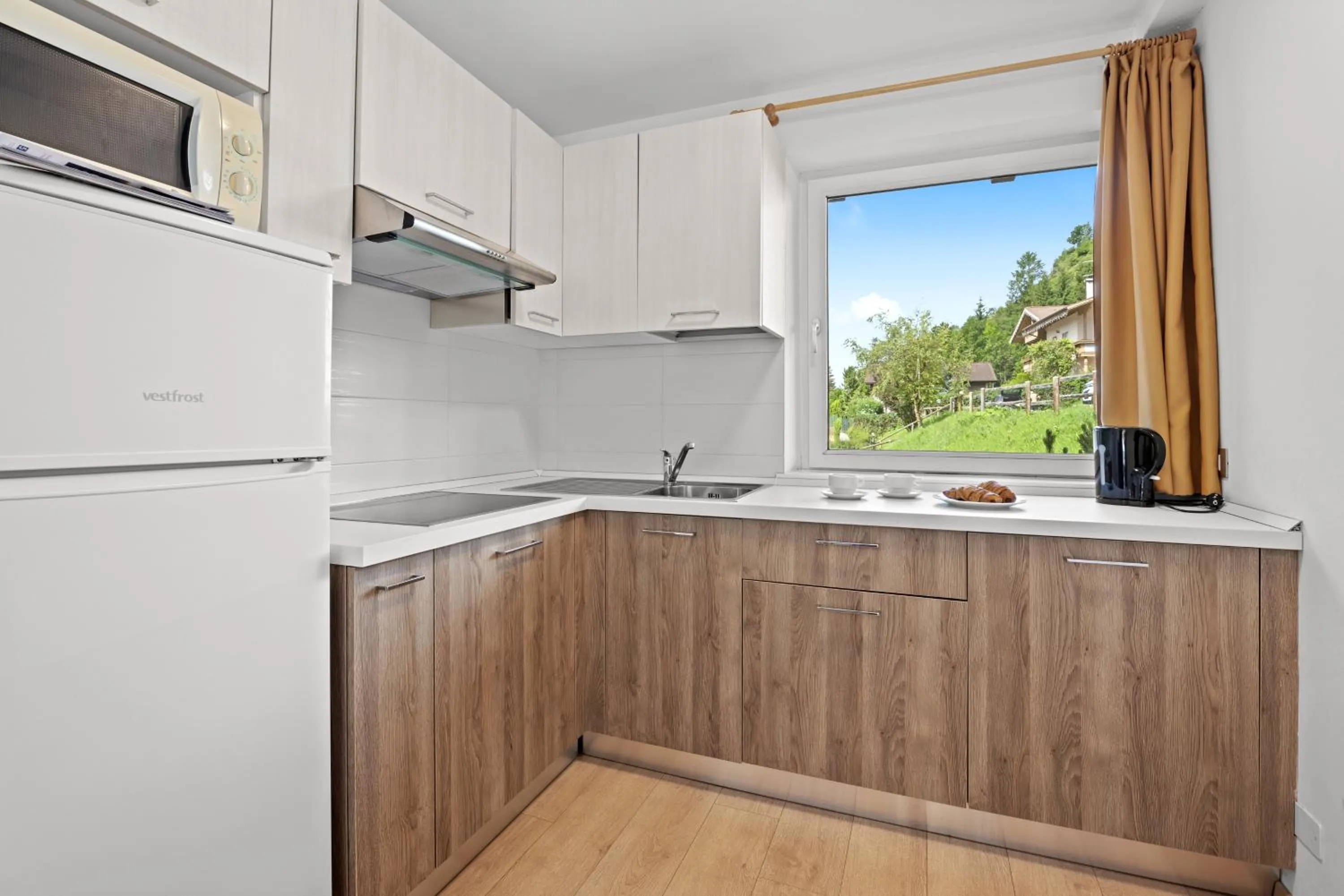 Kitchen or kitchenette in Residence Des Alpes