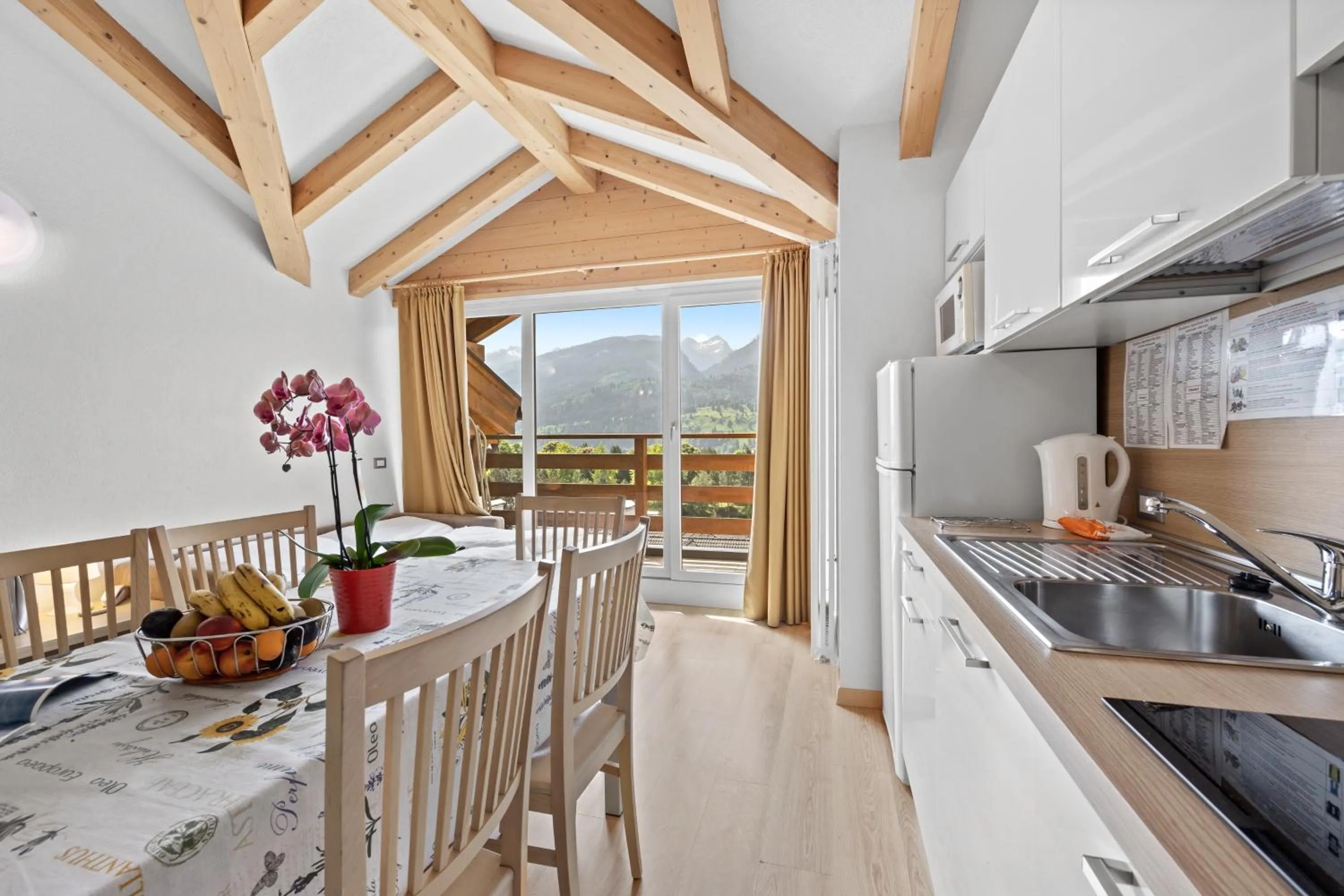 Kitchen or kitchenette in Residence Des Alpes