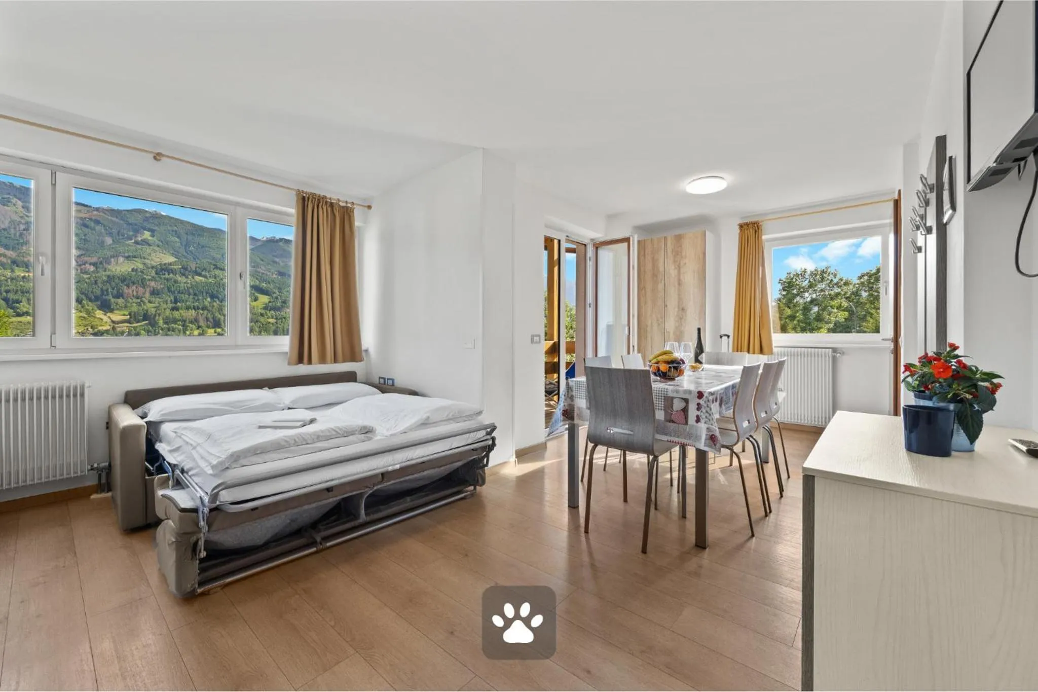 Bed in Residence Des Alpes