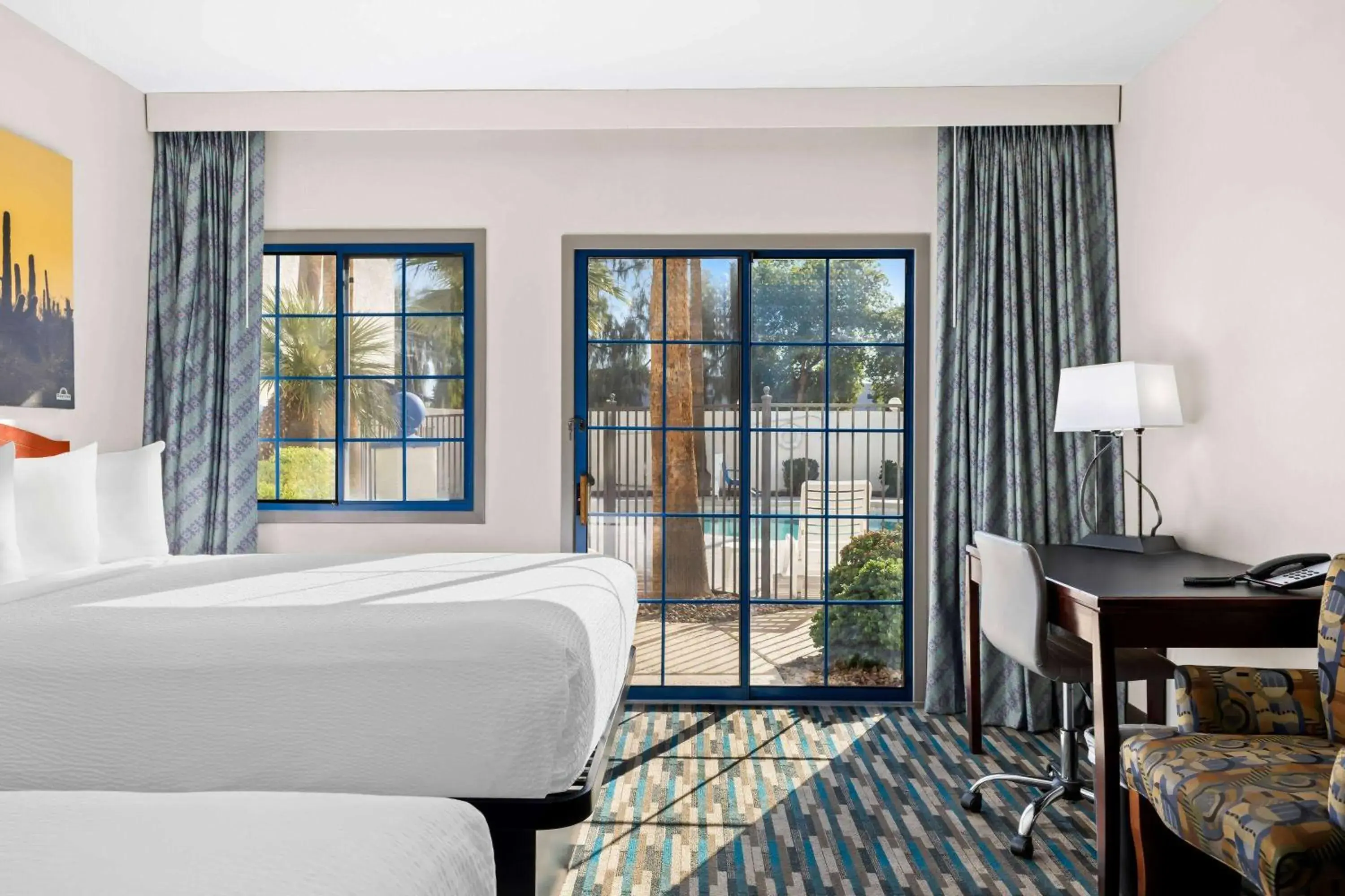 Queen Room with Two Queen Beds - Poolside/Non-Smoking (No Pets Allowed) in Days Inn & Suites by Wyndham Mesa Near Phoenix Queen Room with Two Queen Beds - Poolside/Non-Smoking (No Pets Allowed) in Days Inn & Suites by Wyndham Mesa Near Phoenix