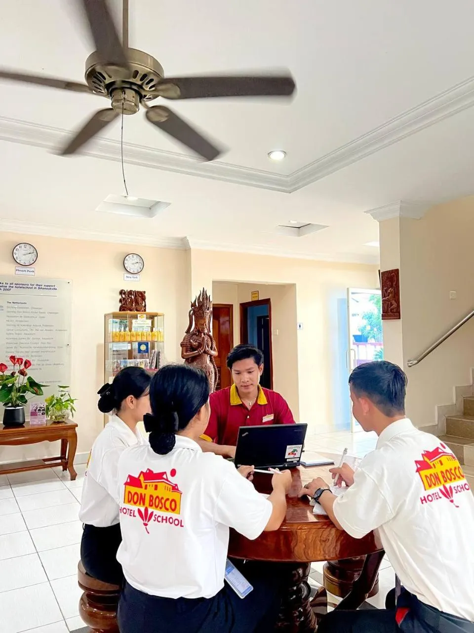 Staff in Don Bosco Hotel School