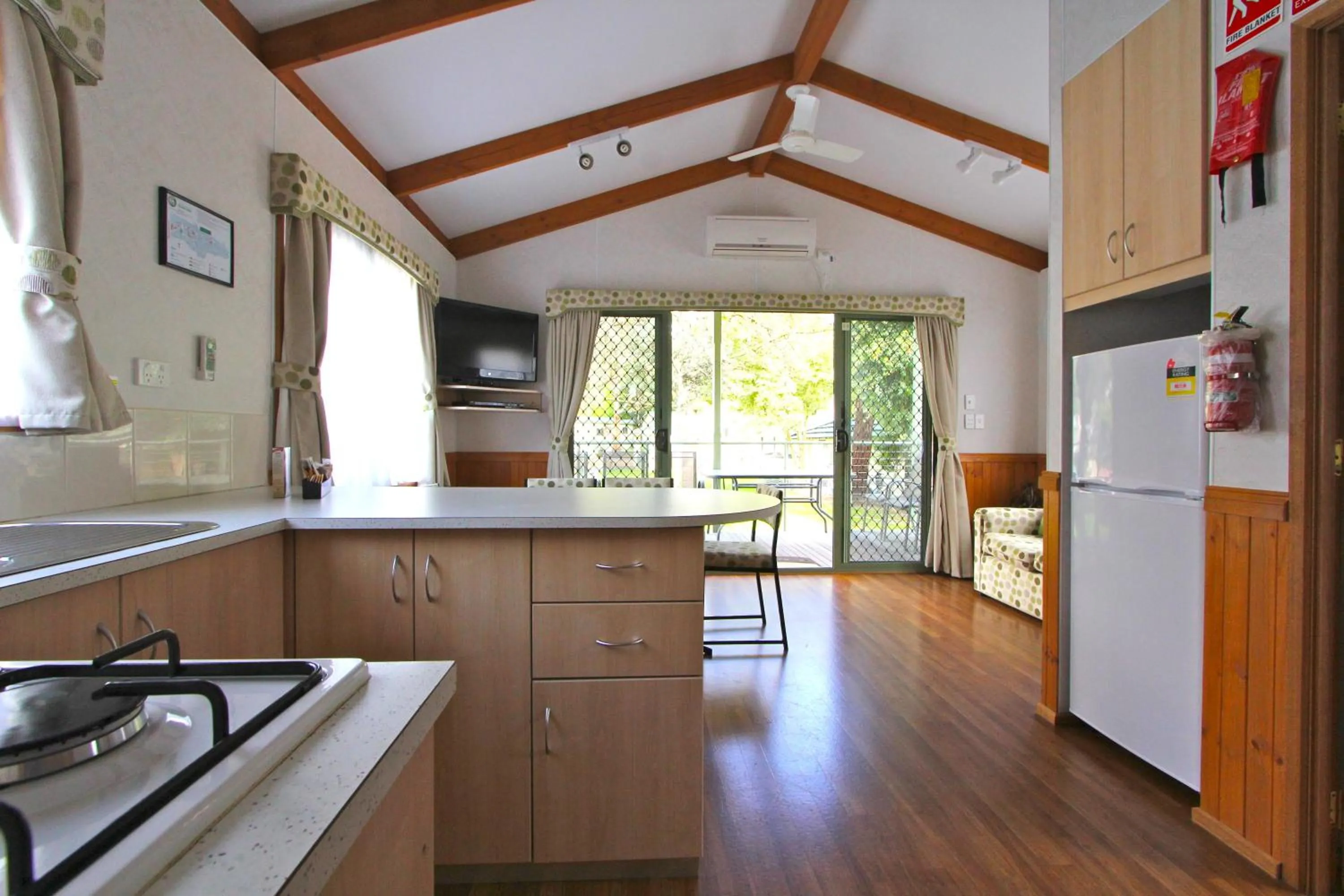 Living room in BIG4 Crystal Brook Tourist Park